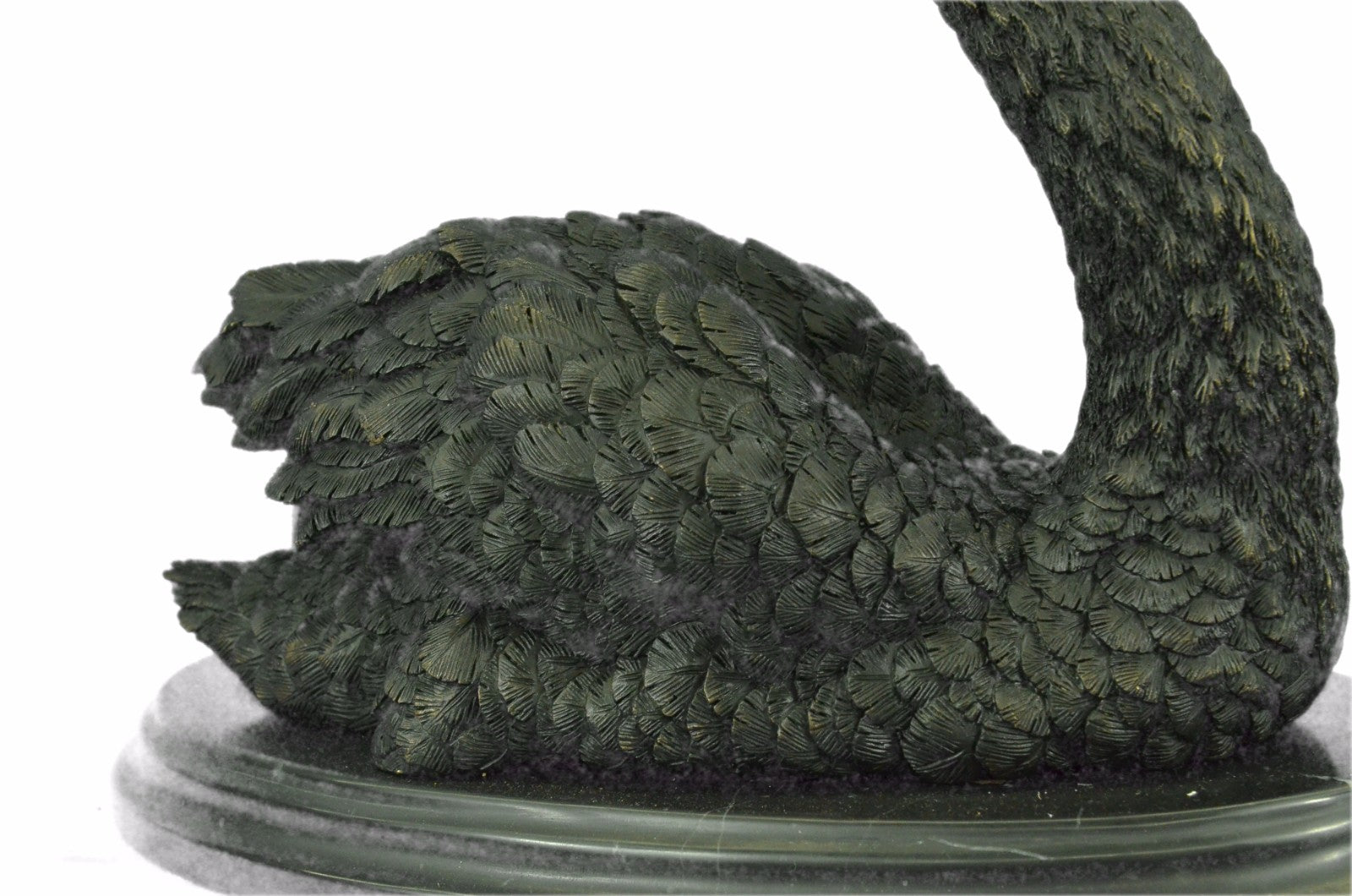 Handcrafted Museum Quality Classic Swan Artwork Bronze Sculpture Decor Sale