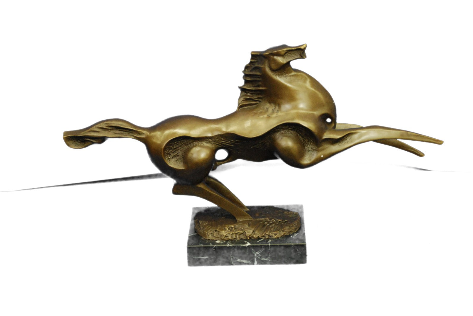 Lost wax Large Abstract Modern Art Horse Bronze Sculpture Statue By Milo Figure