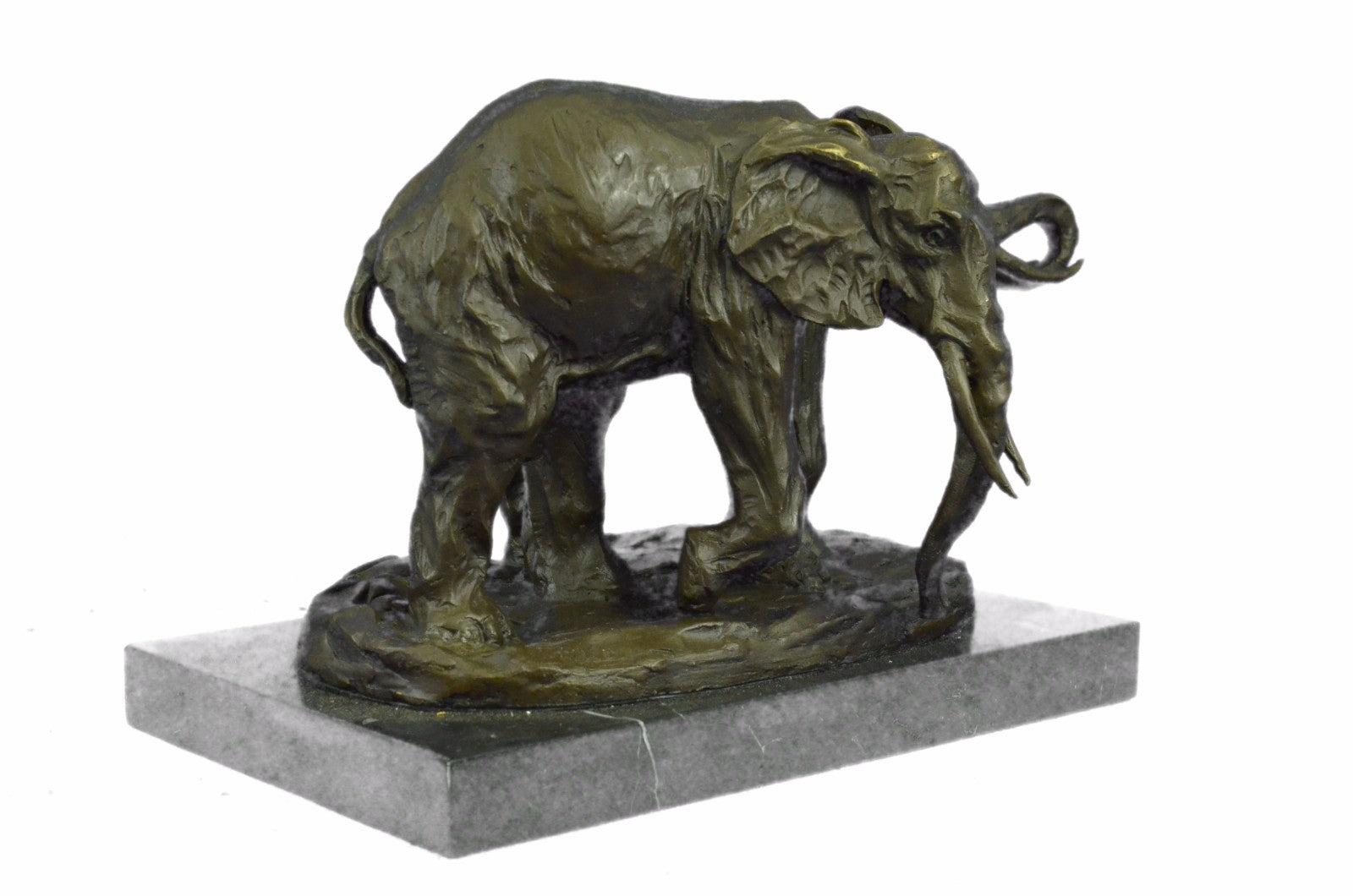 Bronze Sculpture Art Deco Walking Happy Elephants Bronze Sculpture Home Decor