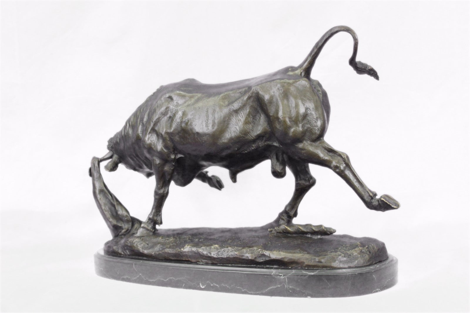 Bronze Sculpture Huge Stock Market Bull Fighting Home Office Decoration Sale