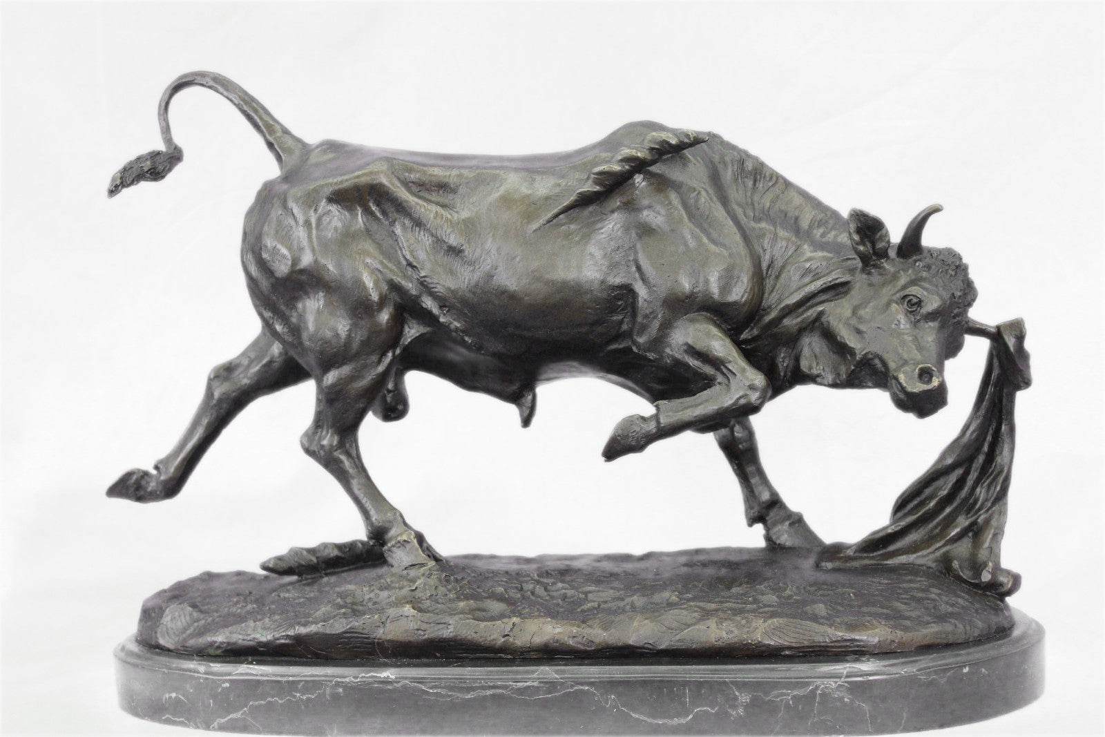 Bronze Sculpture Huge Stock Market Bull Fighting Home Office Decoration Sale