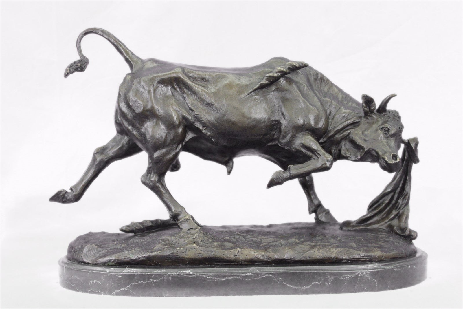 Bronze Sculpture Huge Stock Market Bull Fighting Home Office Decoration Sale