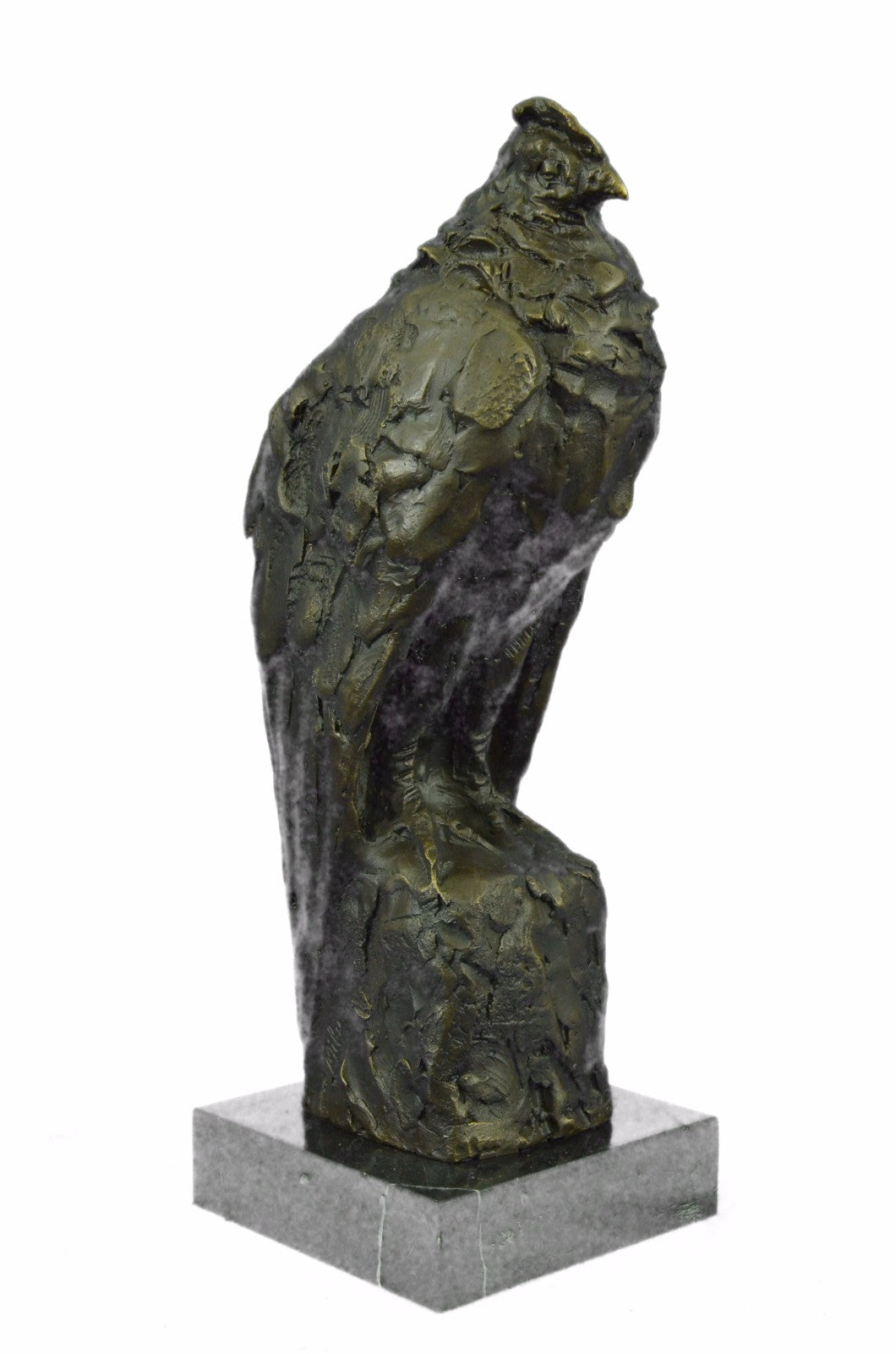 Art Deco Huge Eagle Falcon Dubai Collectible Bronze Sculpture Statue Statuette