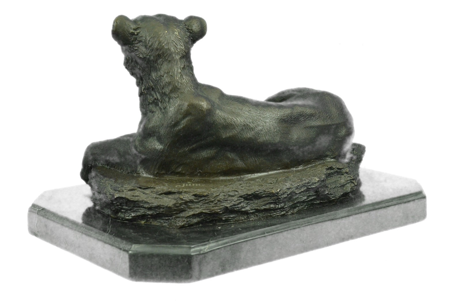 Handcrafted bronze sculpture SALE Lion Wildlife African Female Large Deco Art *