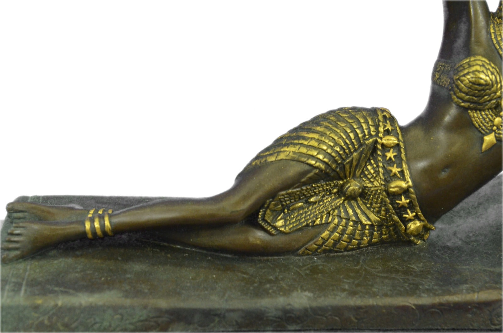 Canova Nude Sleeping Beauty Sensual Woman Artwork Art Deco Bronze Marble Statue