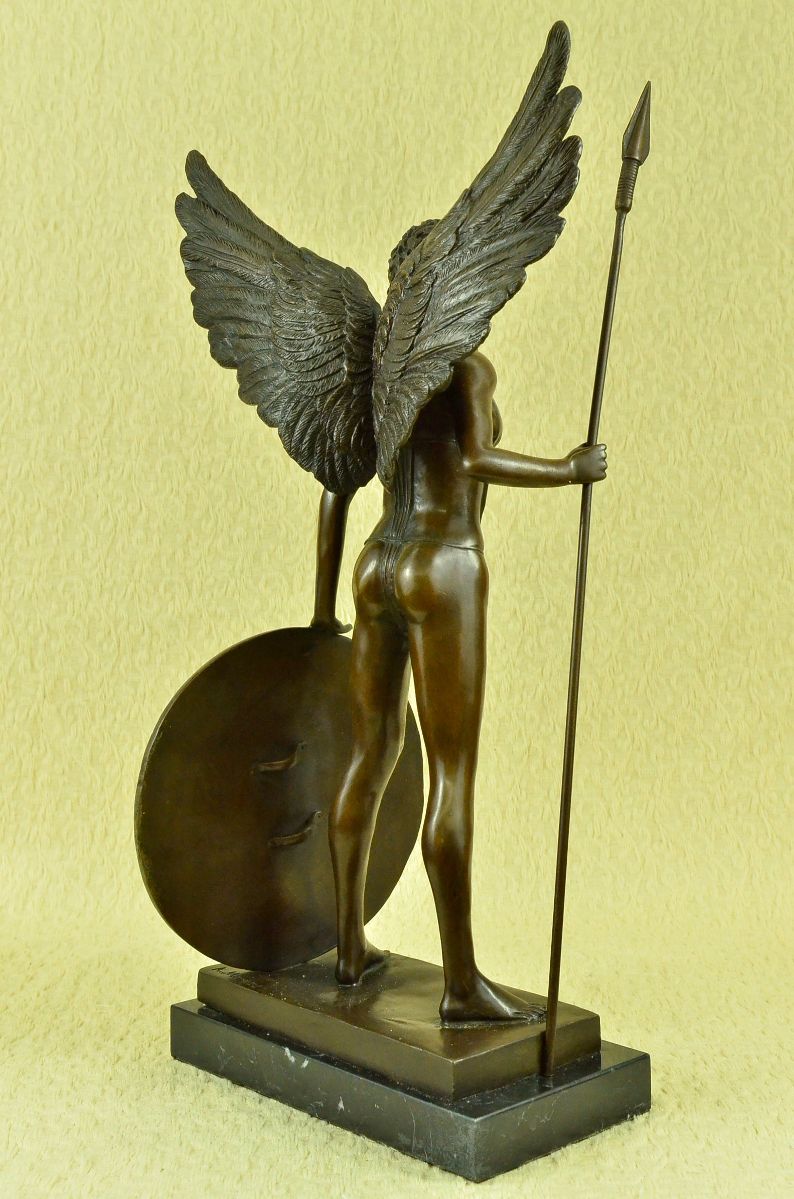 Handcrafted bronze sculpture SALE Moreau Signed "Amazon" Deco Art