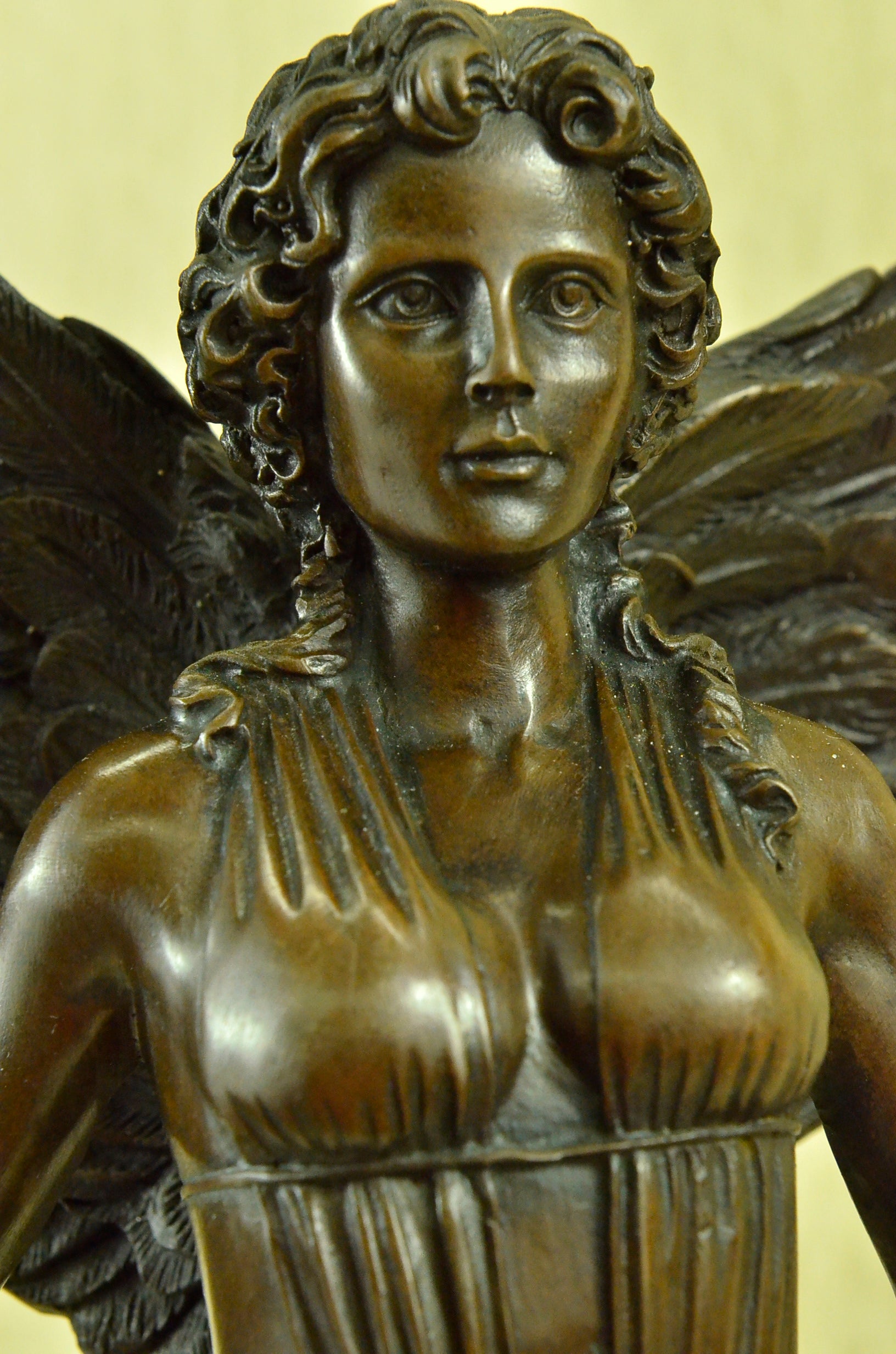 Handcrafted bronze sculpture SALE Moreau Signed "Amazon" Deco Art