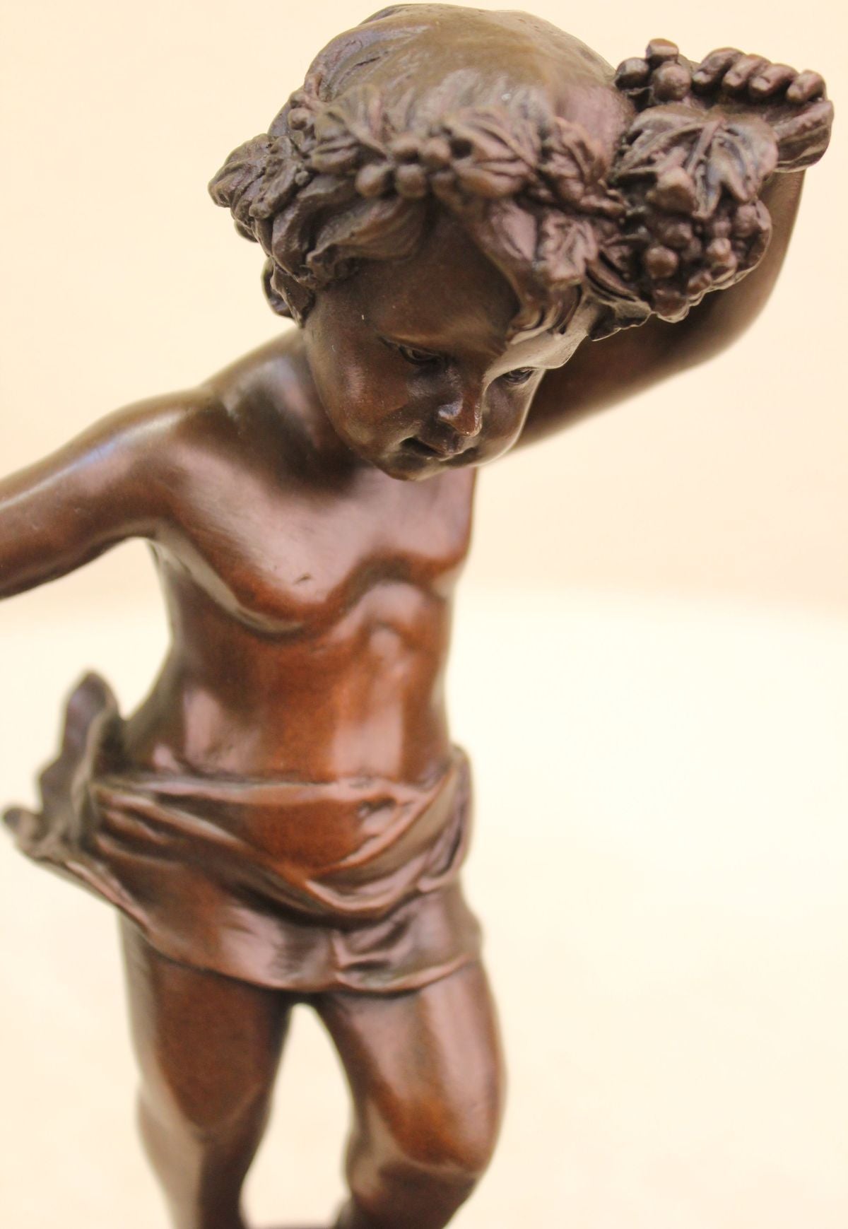 Western Bronze Marble Naked Roman Boy Child Statue Sculpture Figure Hotcast