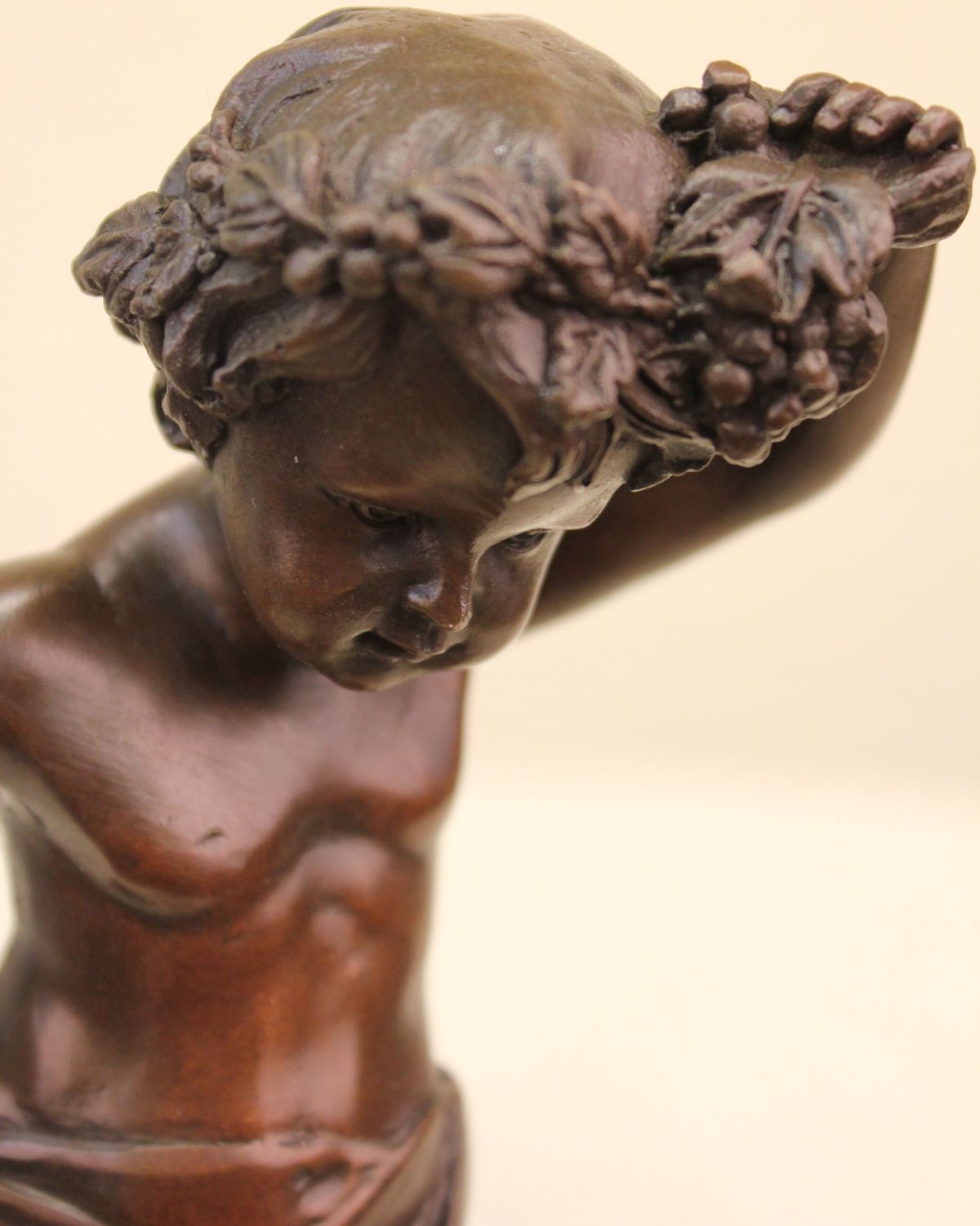 Western Bronze Marble Naked Roman Boy Child Statue Sculpture Figure Hotcast