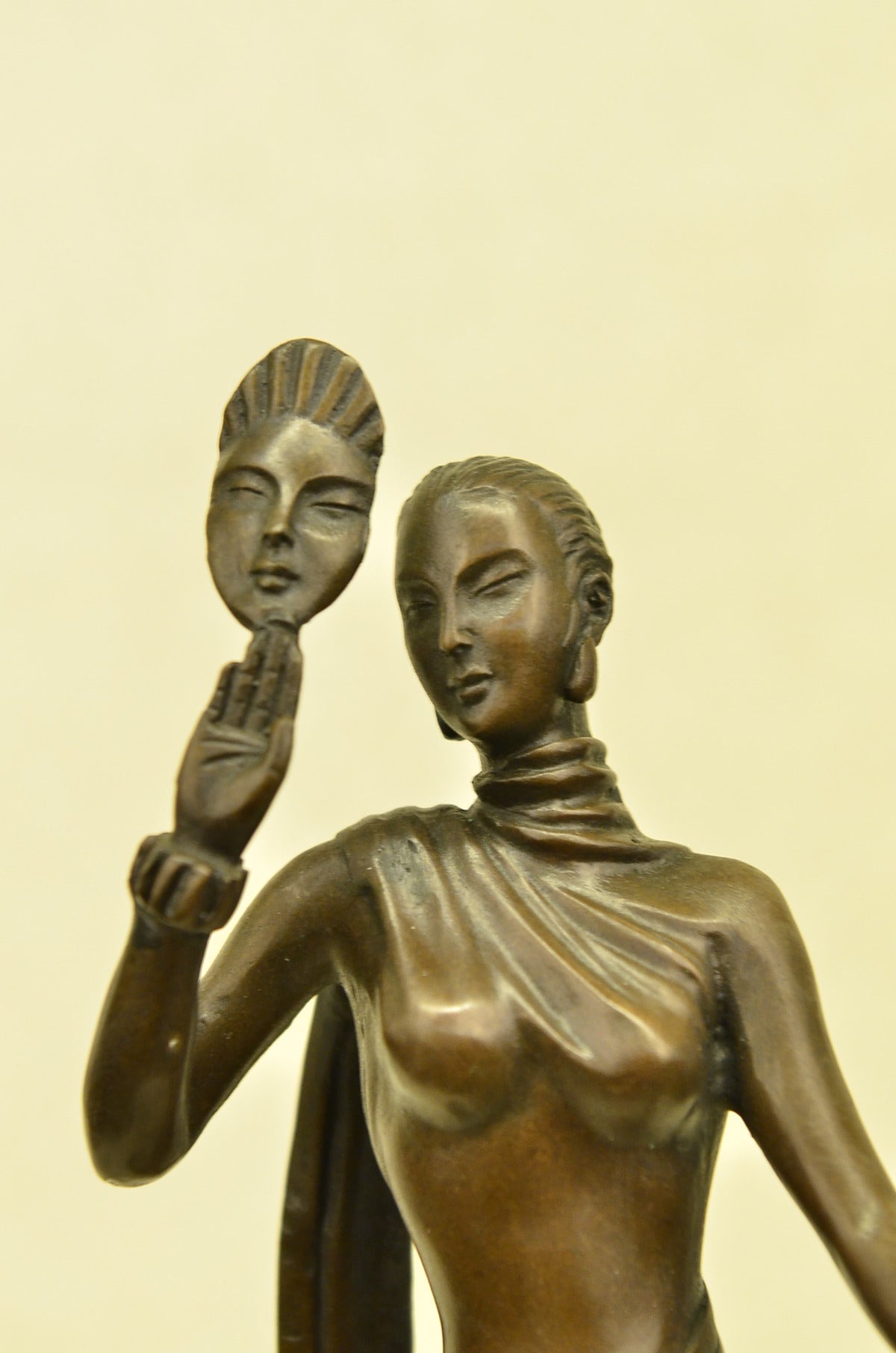 Handcrafted bronze sculpture SALE Decor Sensual Cast Hot Model 1920 Nouveau Art