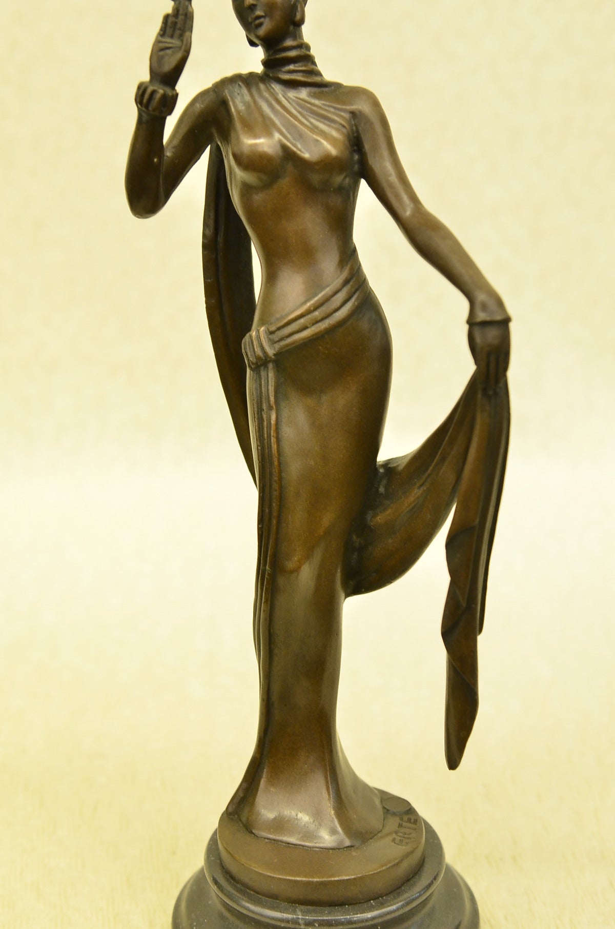 Handcrafted bronze sculpture SALE Decor Sensual Cast Hot Model 1920 Nouveau Art