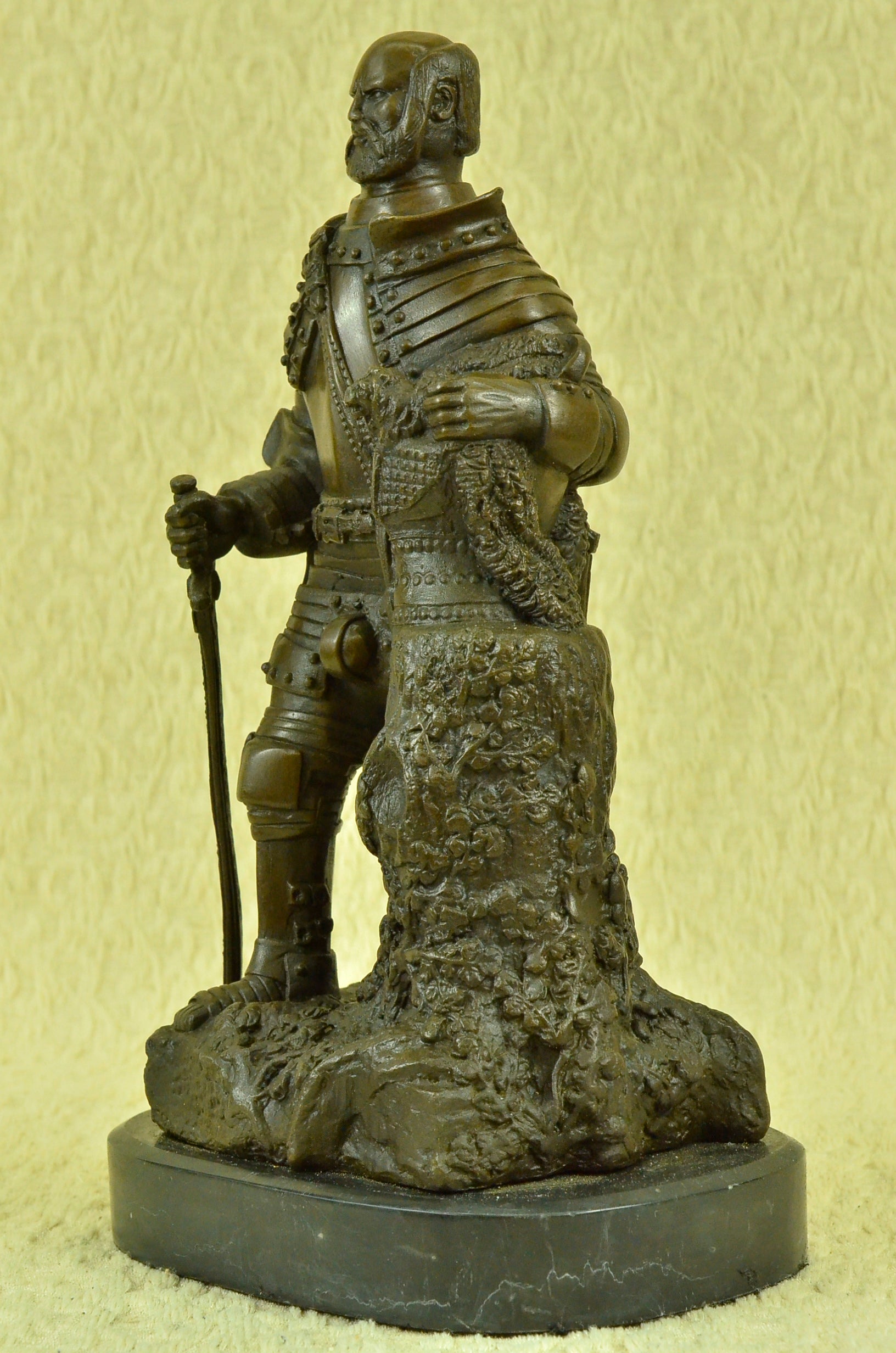 Handcrafted bronze sculpture SALE With Warrior European Dalov Signed Cast Hot *