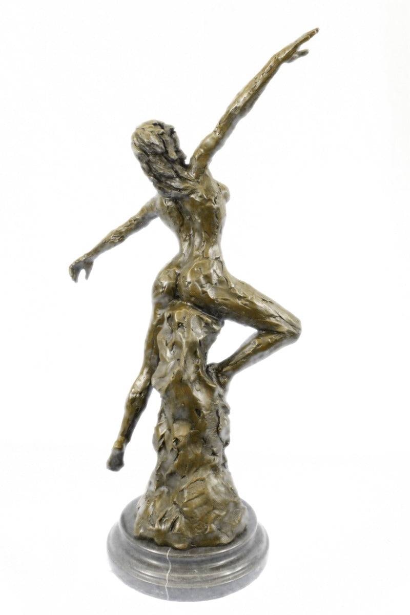 Handcrafted bronze sculpture SALE Muse Female Nude Walking Rodin Sensual Erotic