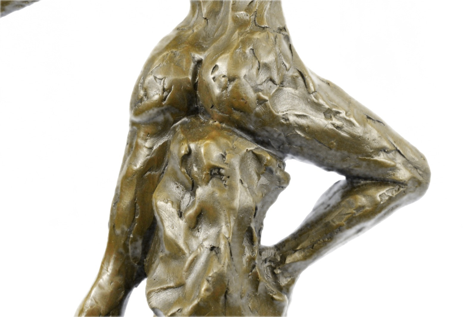 Handcrafted bronze sculpture SALE Muse Female Nude Walking Rodin Sensual Erotic