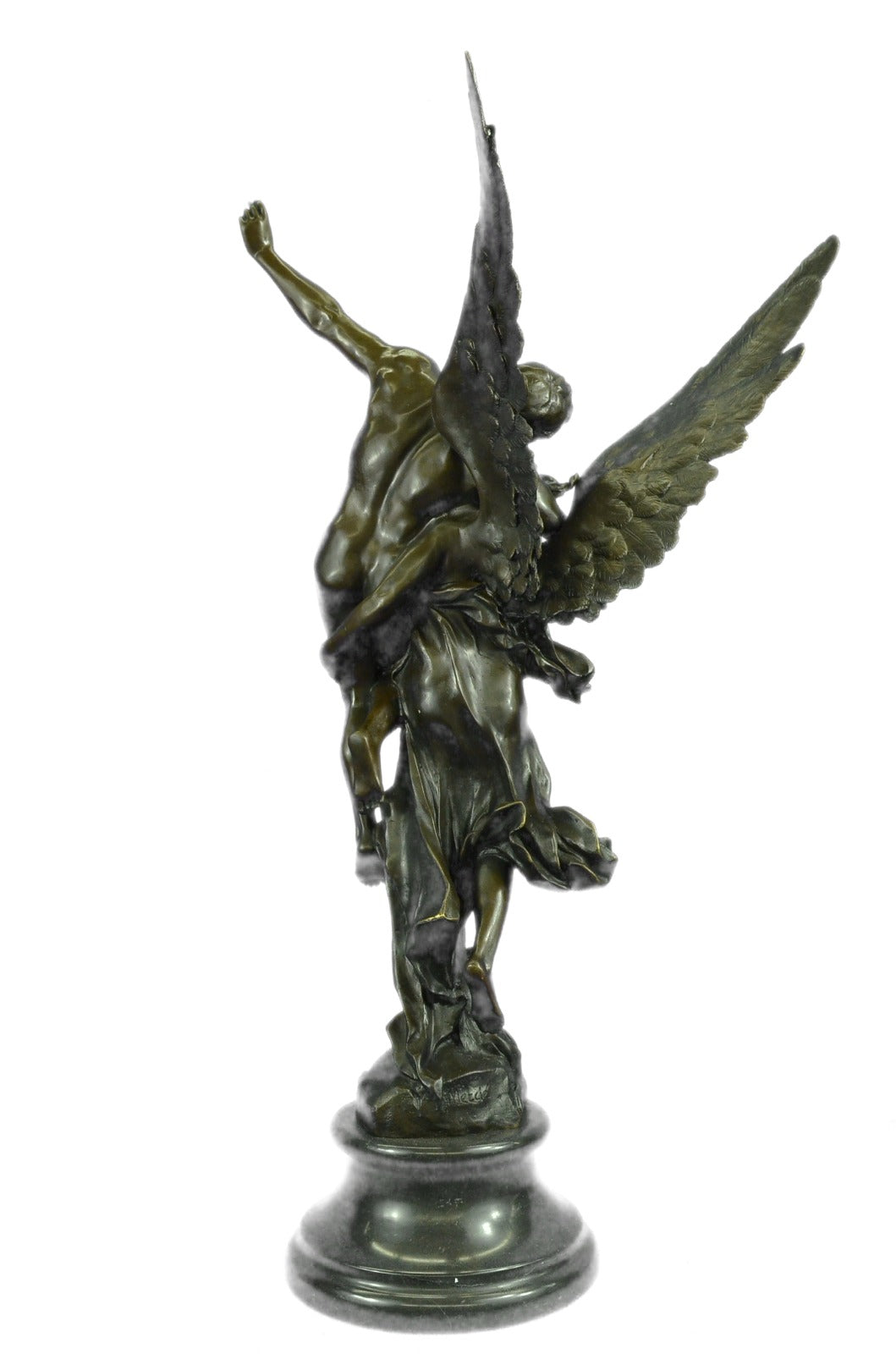 SIGNED GLORIA VICTIS BY MERCIE BRONZE SCULPTURE HOT CAST CLASSIC ARTWORK BRONZE