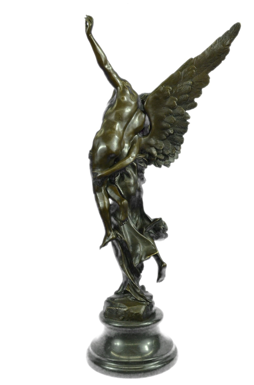 SIGNED GLORIA VICTIS BY MERCIE BRONZE SCULPTURE HOT CAST CLASSIC ARTWORK BRONZE