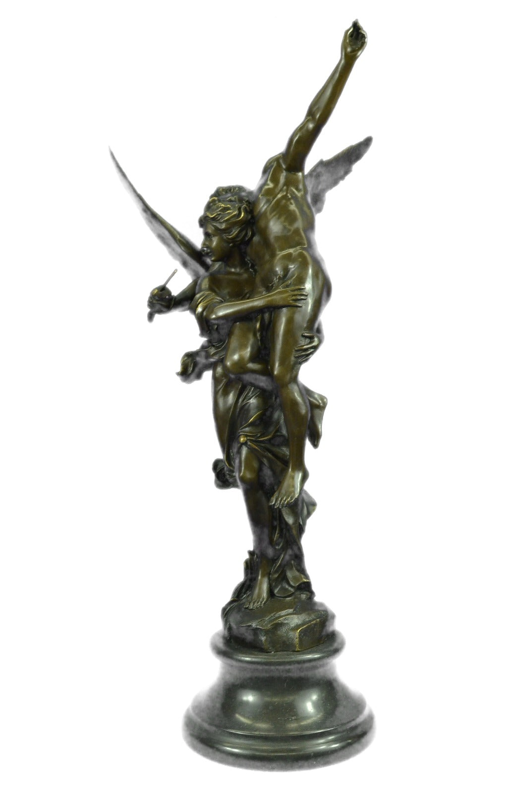 SIGNED GLORIA VICTIS BY MERCIE BRONZE SCULPTURE HOT CAST CLASSIC ARTWORK BRONZE