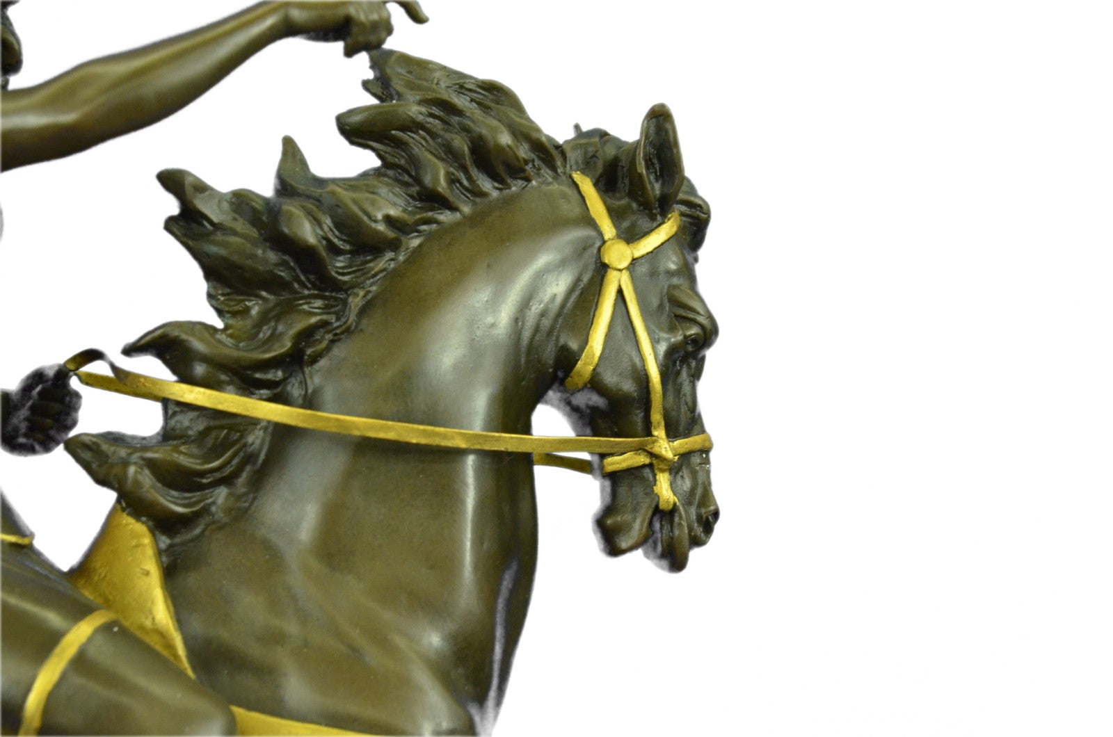 Signed François Girardon King Louis XV on Horse Gilt Bronze Sculpture Sale