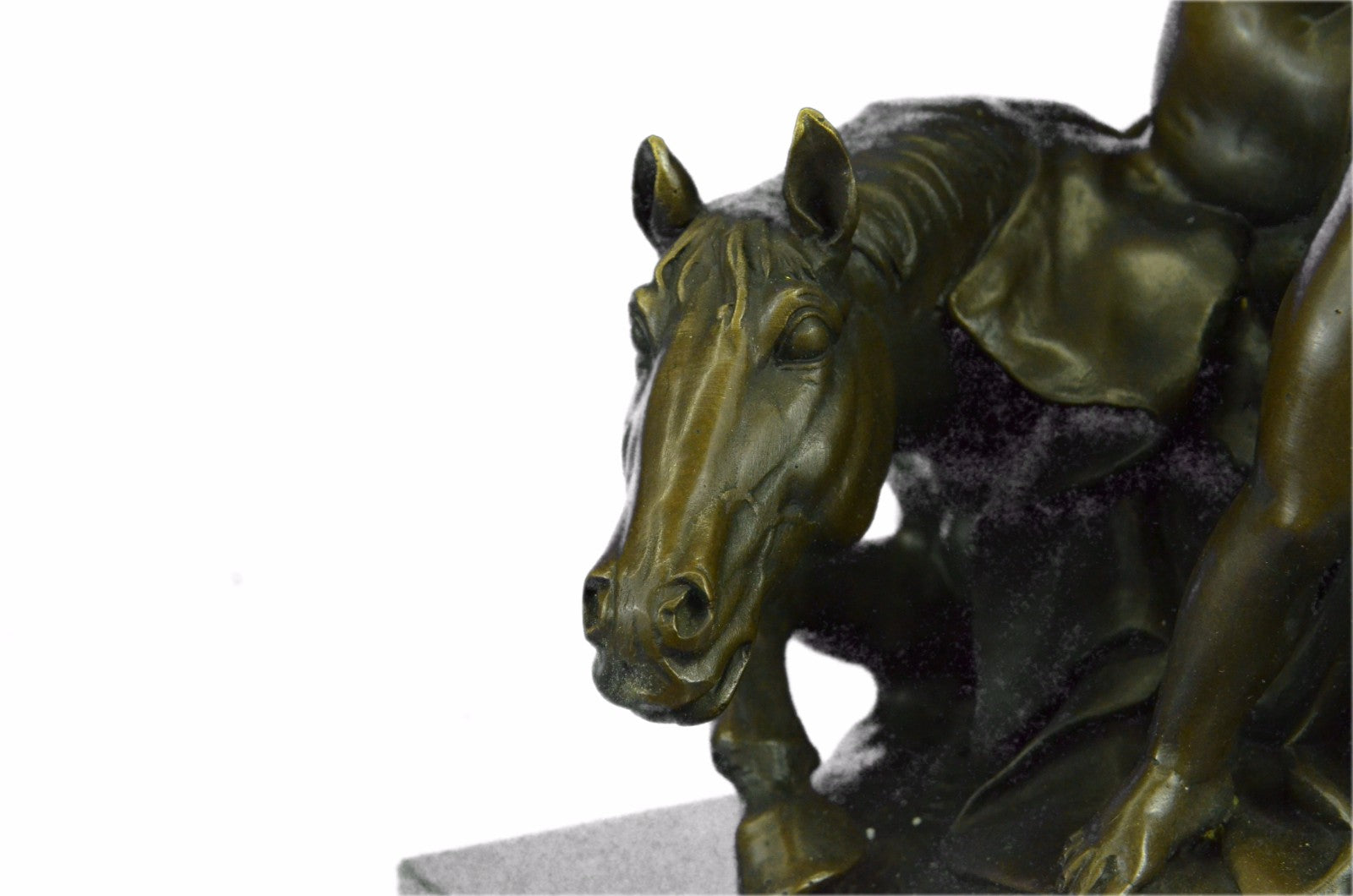 Handcrafted The Royal Family with Fateful Horse Bronze Sculpture by Barye Deal