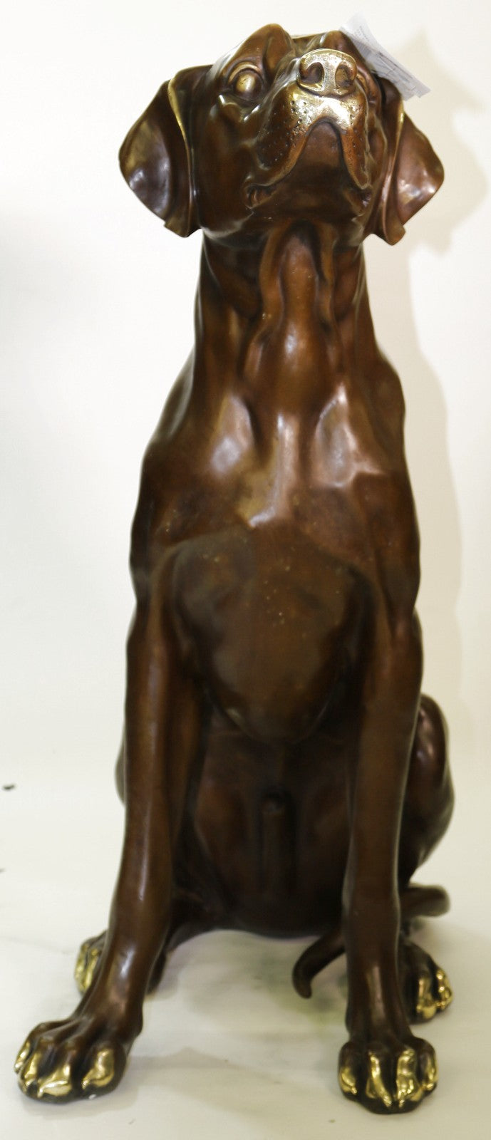 Bronze Sculptures Dog Hand cast solid bronze Bloodhound sculpture Dog Artwork