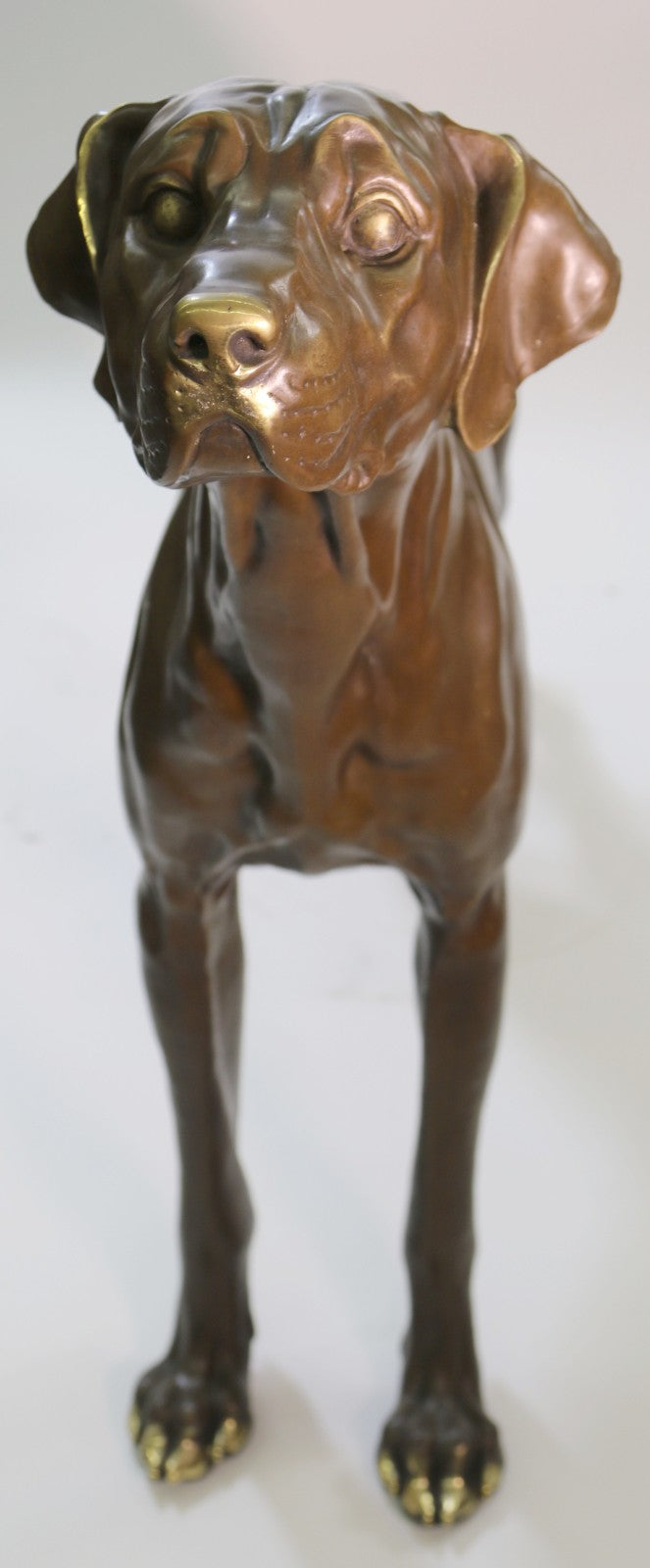 Bronze Labrador Dog With Great Patina- Collector Edition Hand Made by Milo