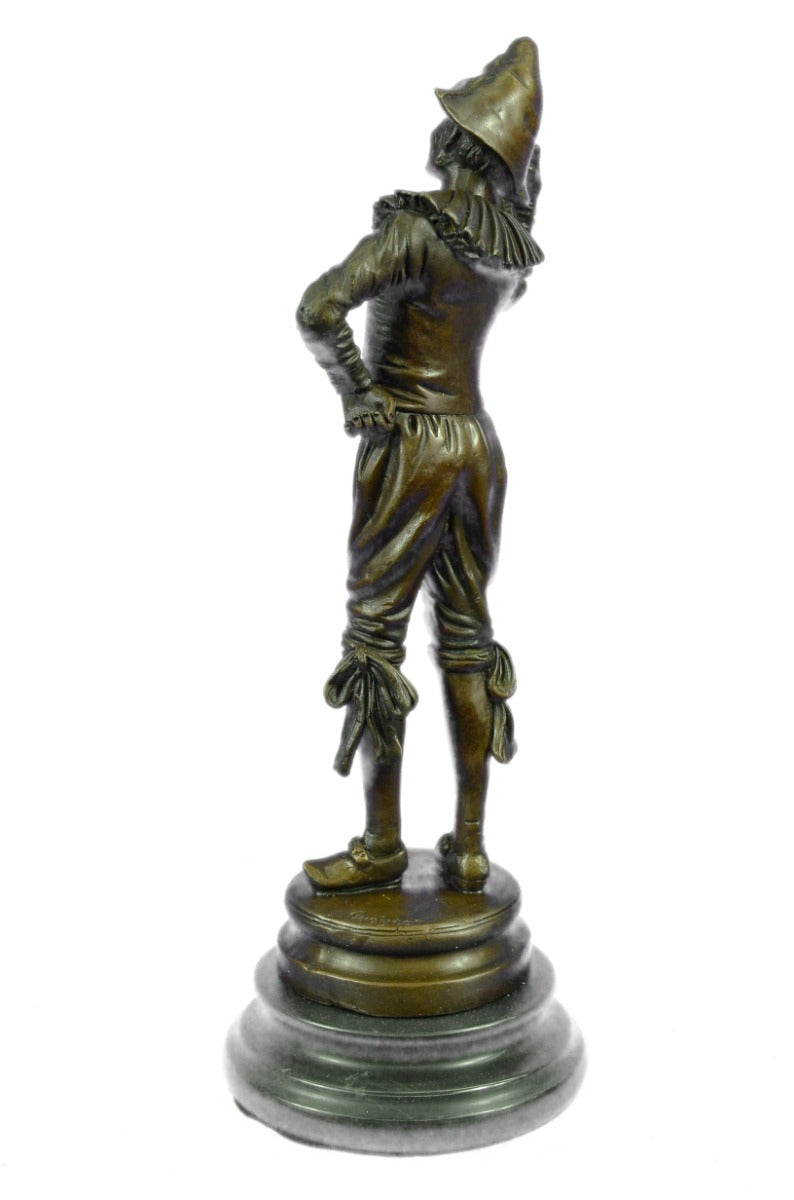 Bronze Gueyton Reproduction Sculpture Walk of the Jester Statue Marble Figurine