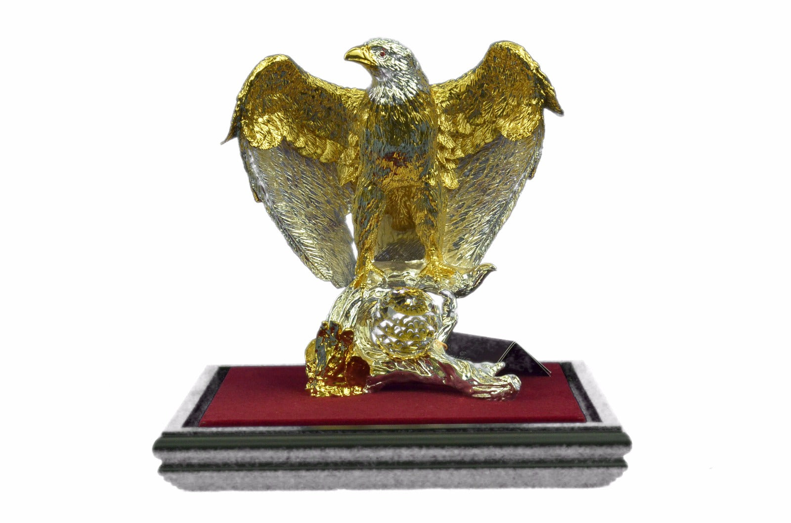 Statue Sculpture Eagle Bird Wildlife Art Deco Style Gift Nouveau Style Bronze 24