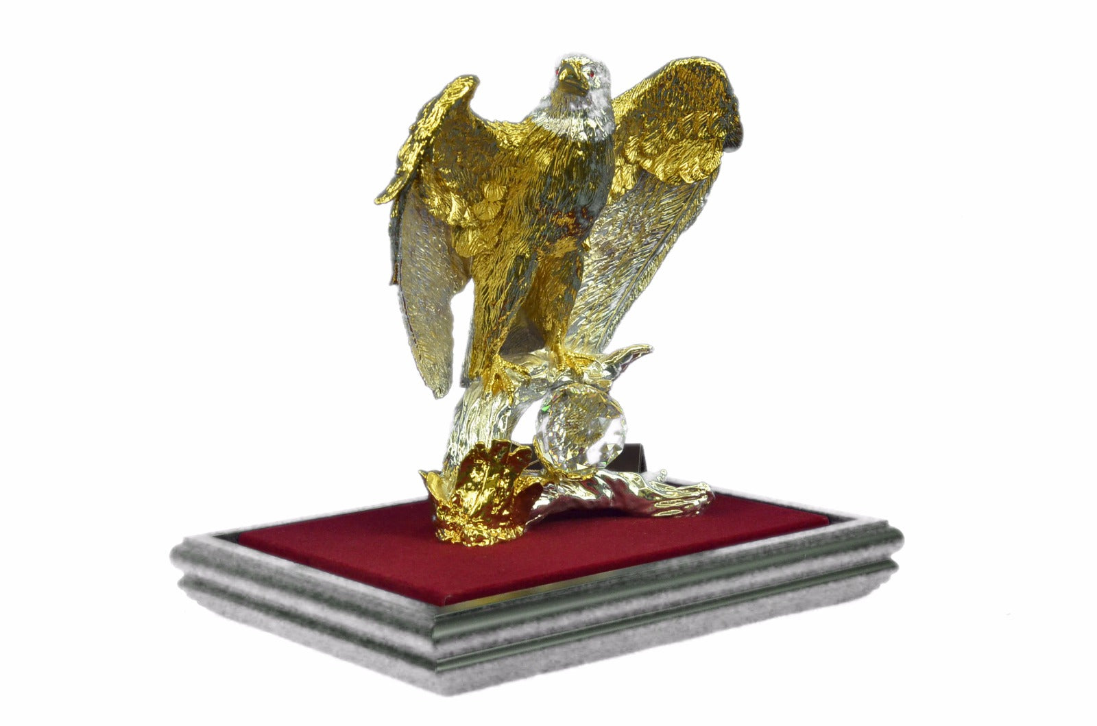 Statue Sculpture Eagle Bird Wildlife Art Deco Style Gift Nouveau Style Bronze 24