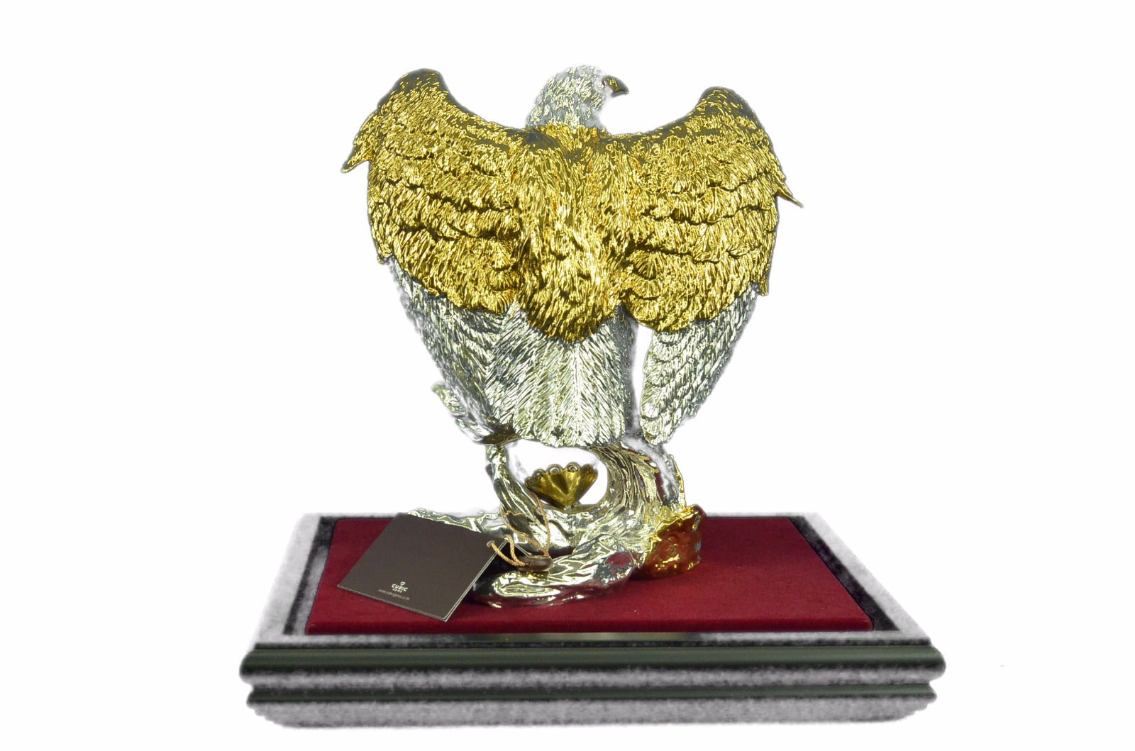 Statue Sculpture Eagle Bird Wildlife Art Deco Style Gift Nouveau Style Bronze 24