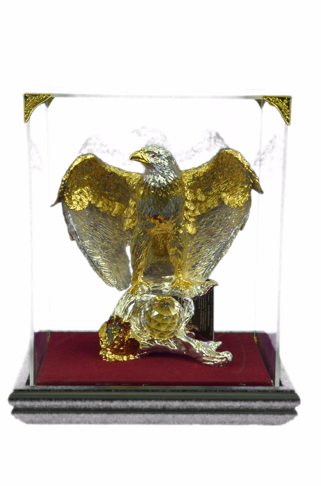 Statue Sculpture Eagle Bird Wildlife Art Deco Style Gift Nouveau Style Bronze 24