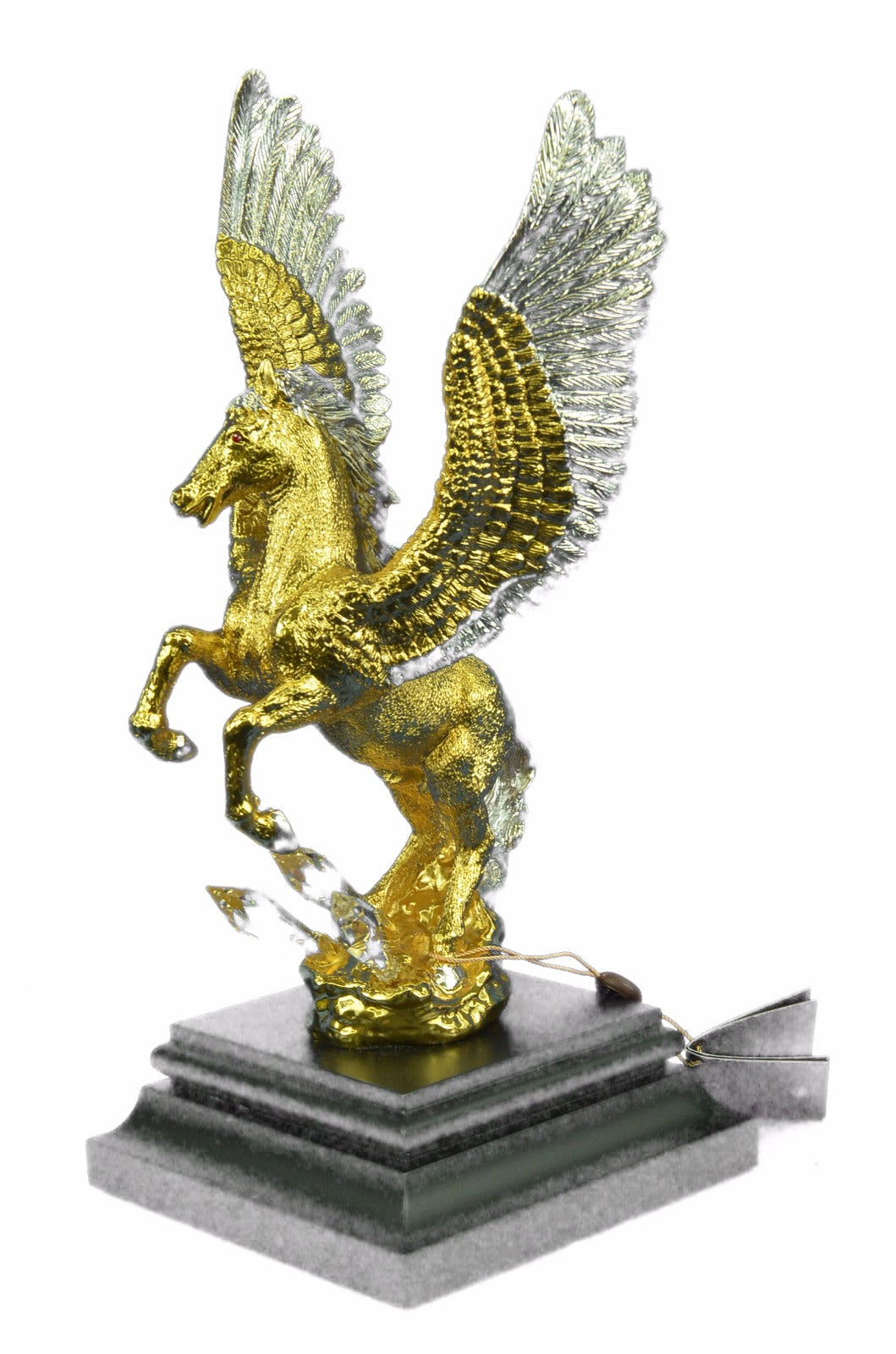 Mythical Greek Pegasus Bronze Sculpture Art Decor Flying Horse Figurine {gift}