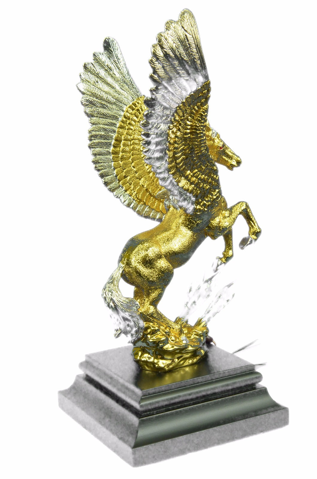 Mythical Greek Pegasus Bronze Sculpture Art Decor Flying Horse Figurine {gift}