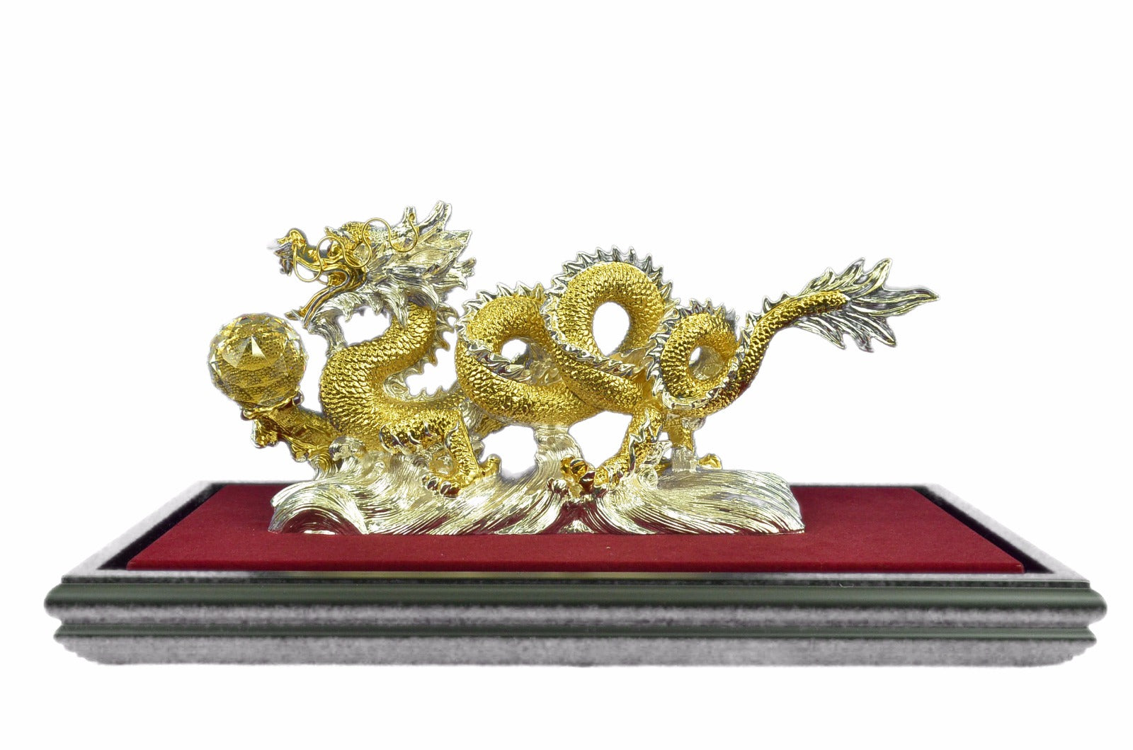 Chinese Dragon Zodiac of Courage, Tenacity and Intelligence 24K Gold Plated