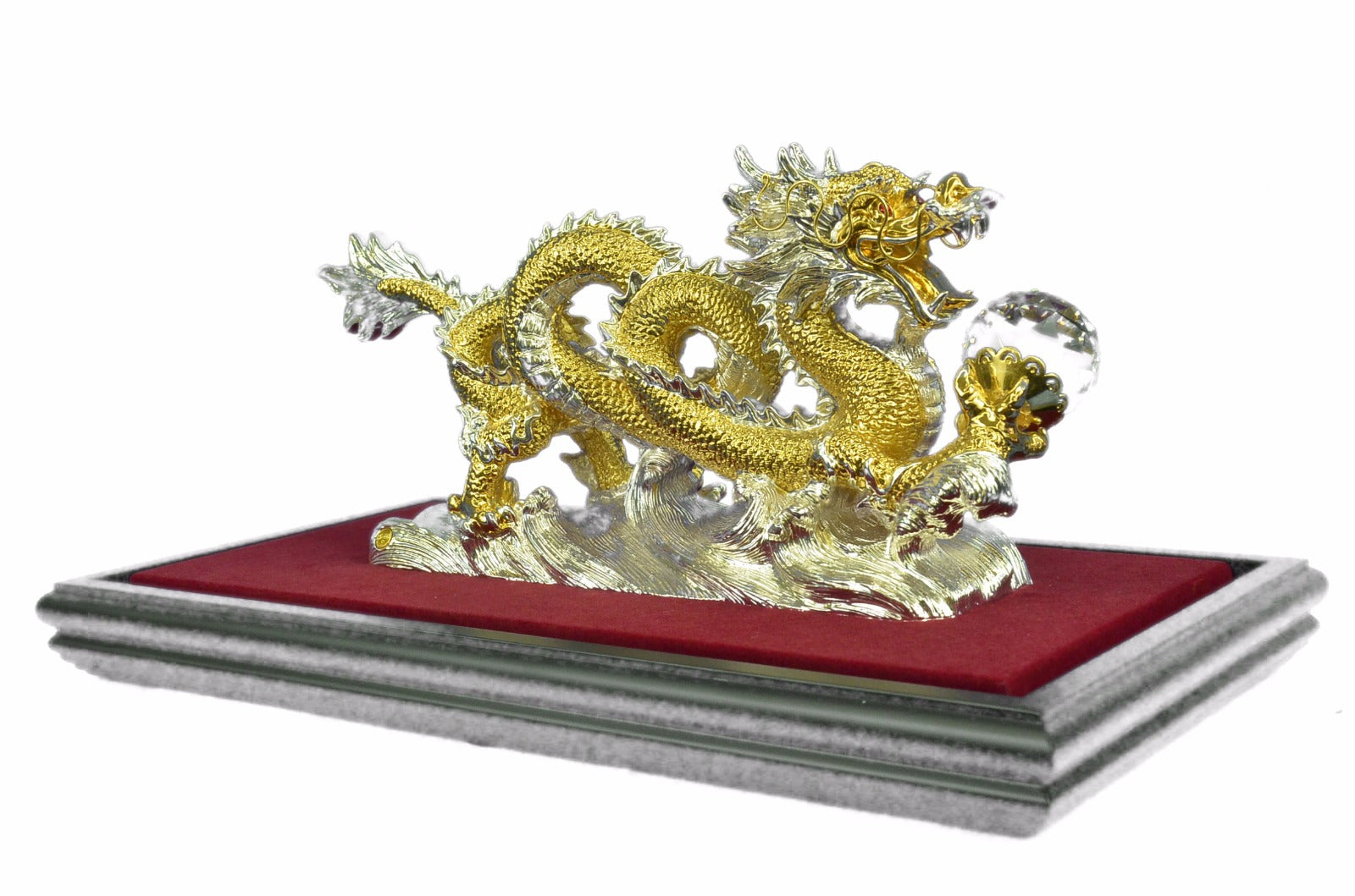 Chinese Dragon Zodiac of Courage, Tenacity and Intelligence 24K Gold Plated