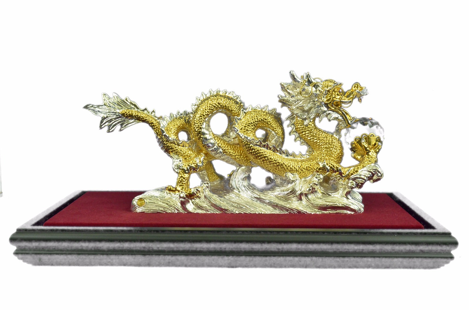 Chinese Dragon Zodiac of Courage, Tenacity and Intelligence 24K Gold Plated