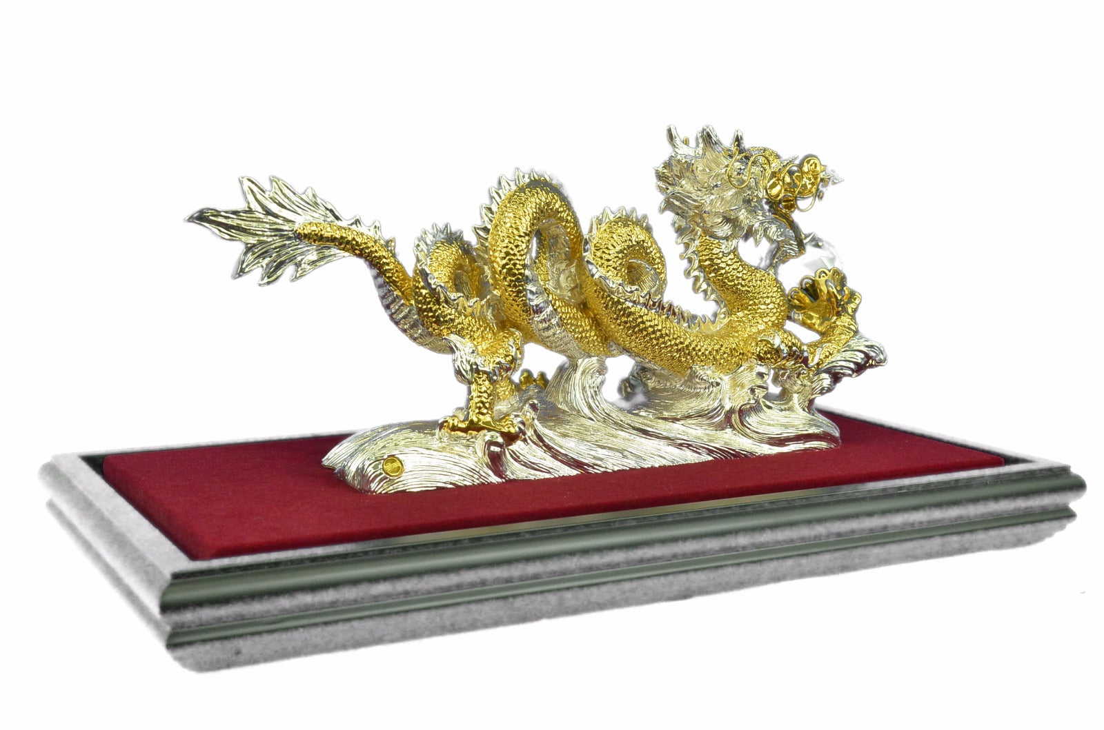 Chinese Dragon Zodiac of Courage, Tenacity and Intelligence 24K Gold Plated