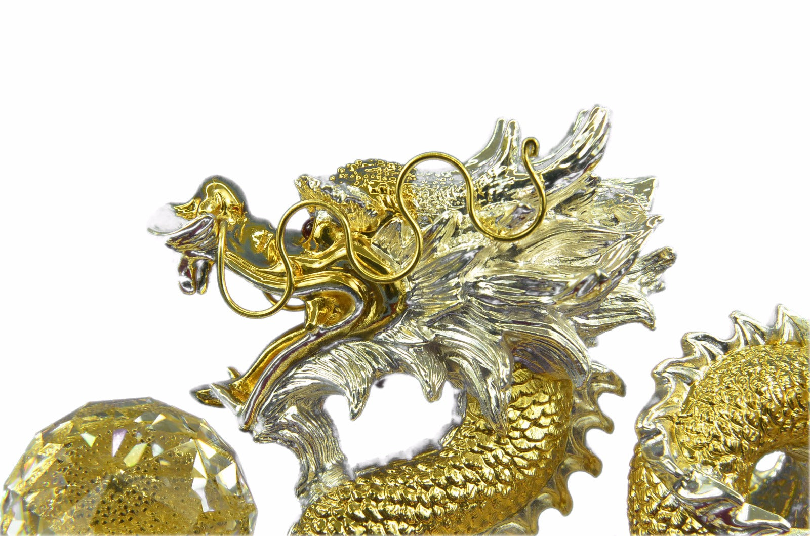 Chinese Dragon Zodiac of Courage, Tenacity and Intelligence 24K Gold Plated