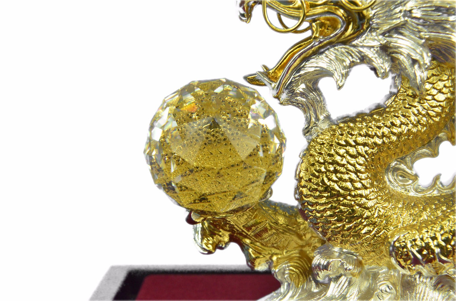 Chinese Dragon Zodiac of Courage, Tenacity and Intelligence 24K Gold Plated