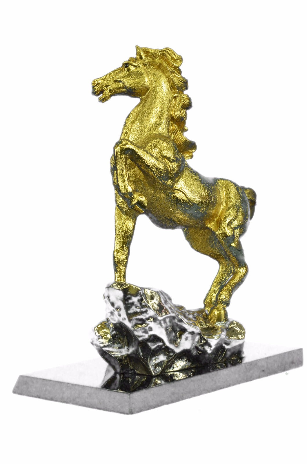 24K Gold Plated Bronze Arabian Handcrafted Collectible Sculpture Figurine