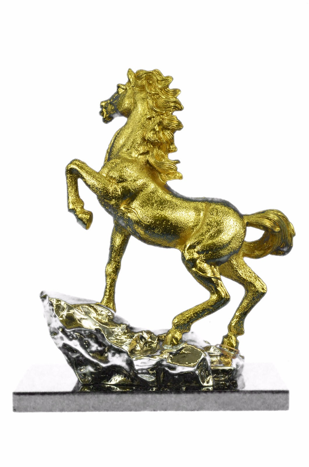 24K Gold Plated Bronze Arabian Handcrafted Collectible Sculpture Figurine