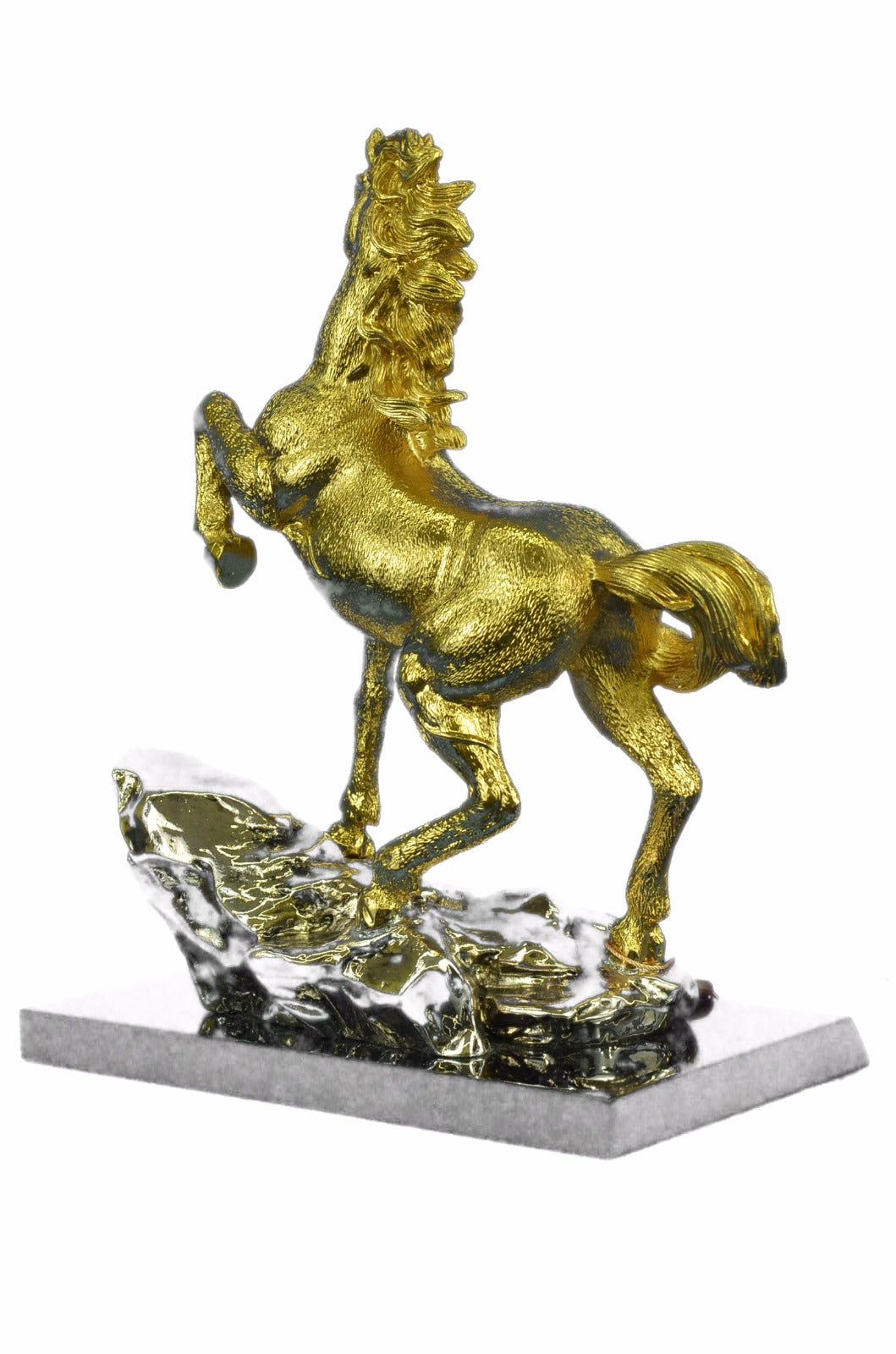 24K Gold Plated Bronze Arabian Handcrafted Collectible Sculpture Figurine