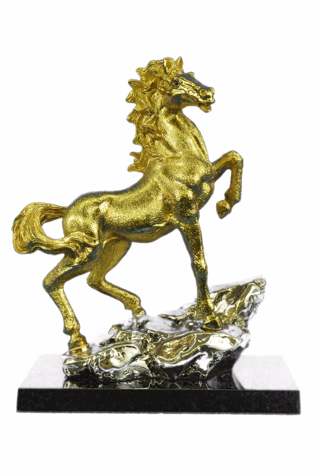 24K Gold Plated Bronze Arabian Handcrafted Collectible Sculpture Figurine