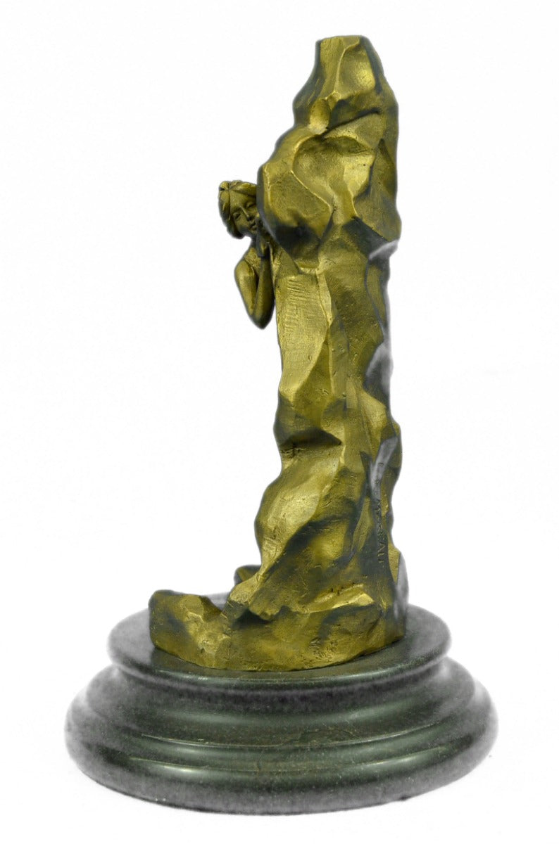 Handcrafted bronze sculpture SALE Nou Art Girl Sexy Polished Cast High Quality