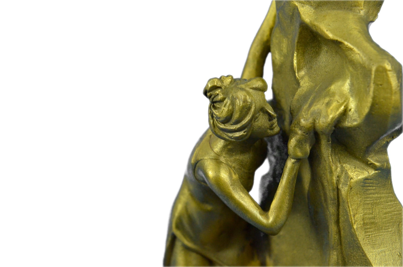 Handcrafted bronze sculpture SALE Nou Art Girl Sexy Polished Cast High Quality