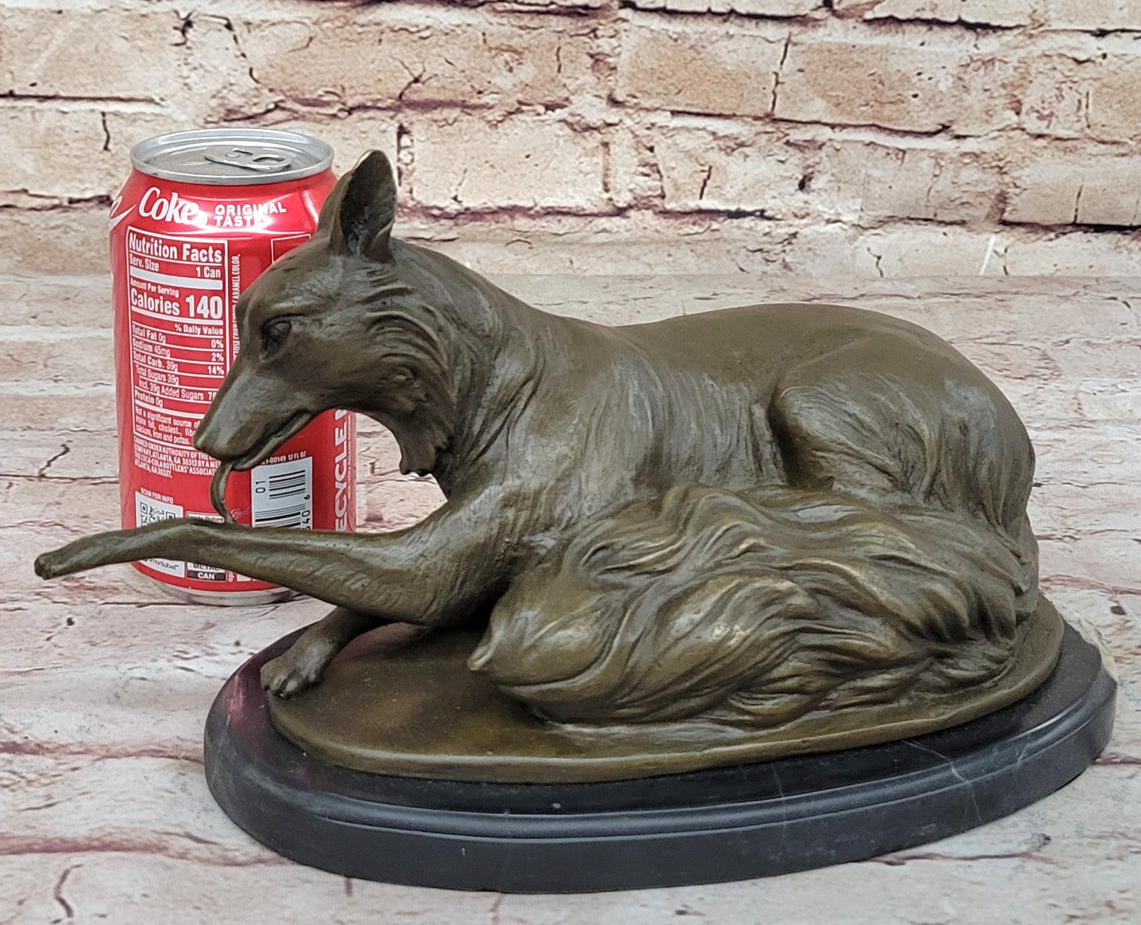 Original Artwork: Milo`s Collector Edition Bronze German Shepherd Statue