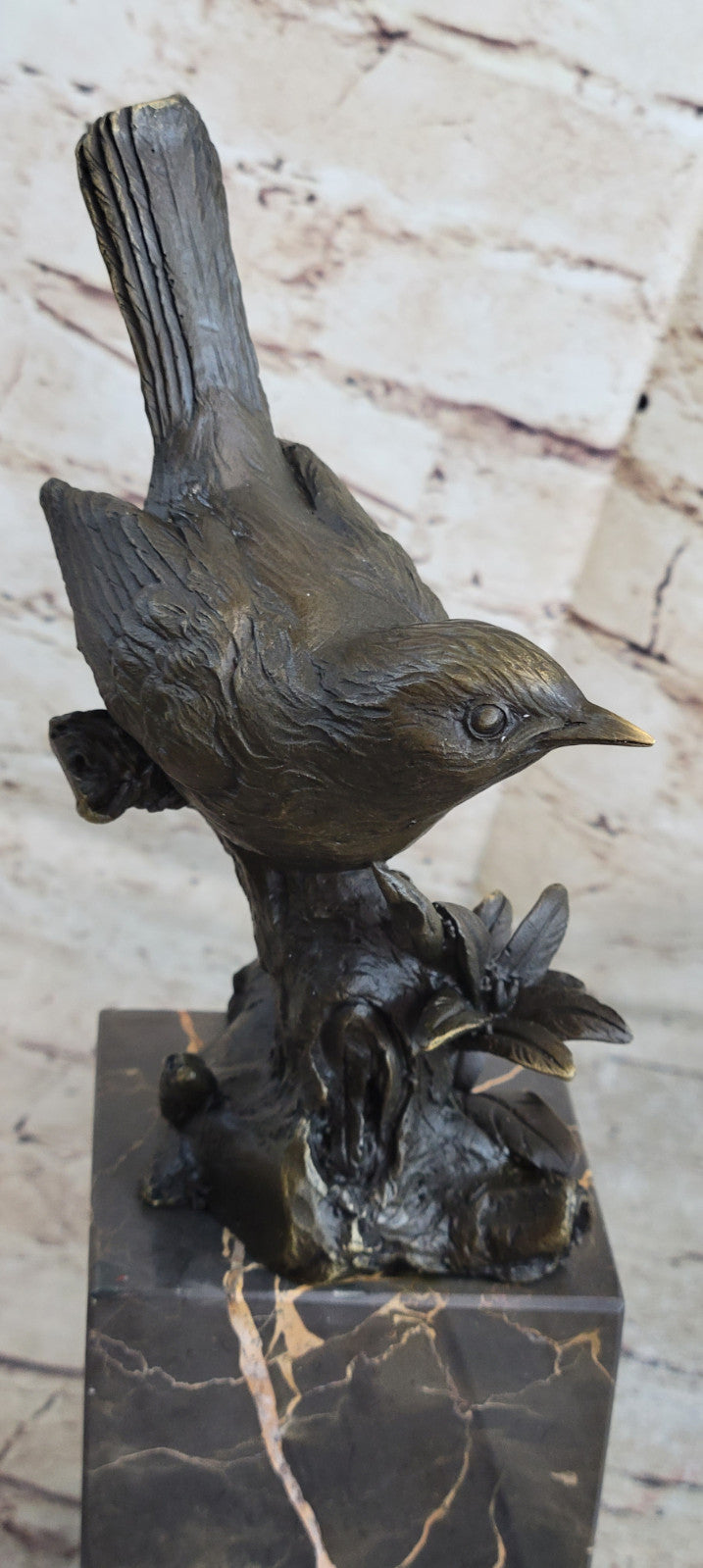 Bronze Sculpture Hand Made Pigeon Bird Bronze Masterpiece Classic Artwork