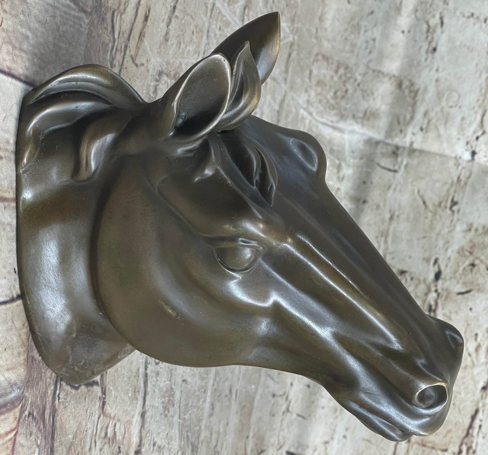 Bronze Sculpture Museum Quality Classic Horse Artwork For Wall Lost Wax Gift