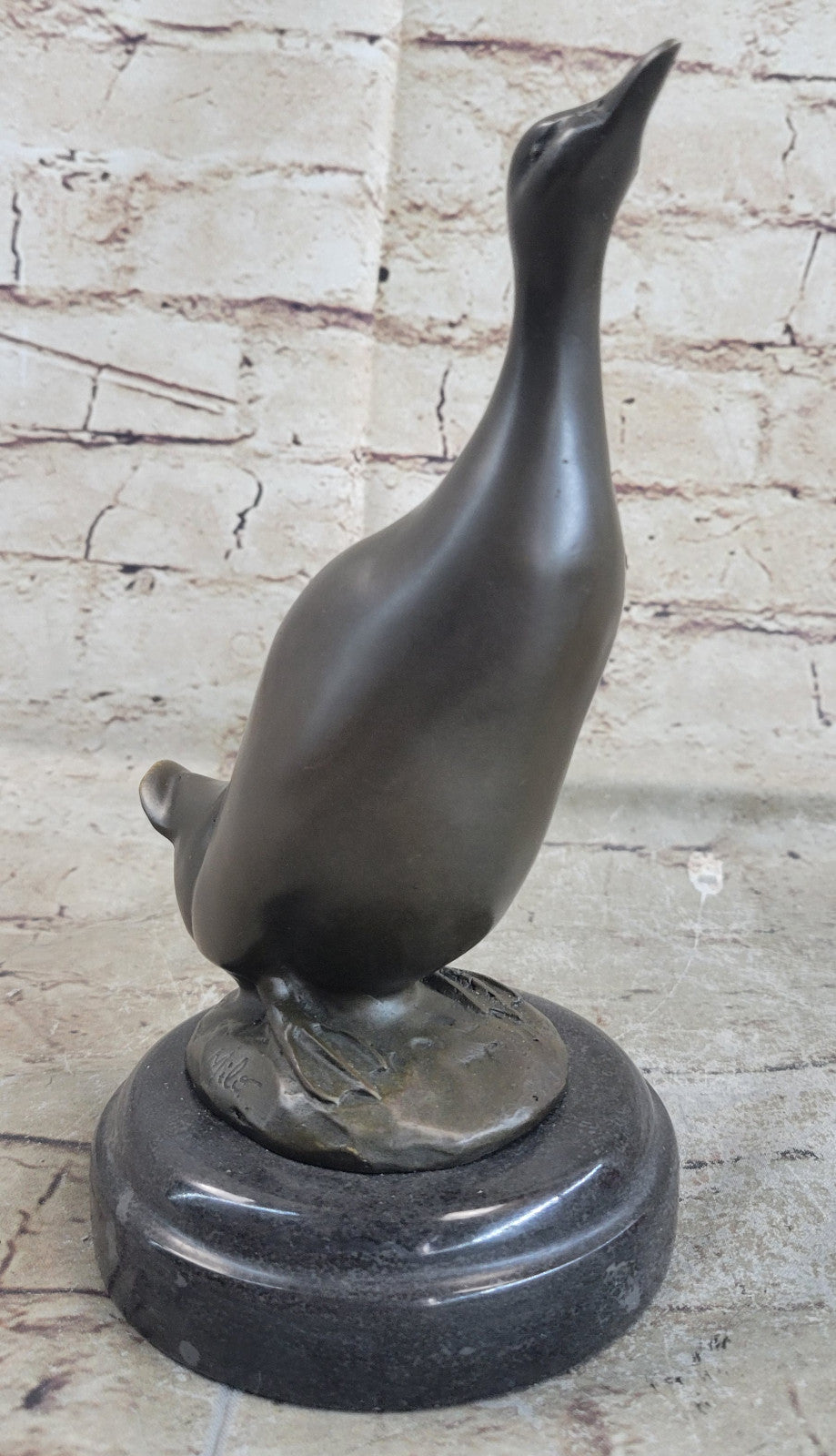 Art Deco Lost Wax Method Duck Vienna Bronze Artwork Sculpture Statue Hot Cast NR