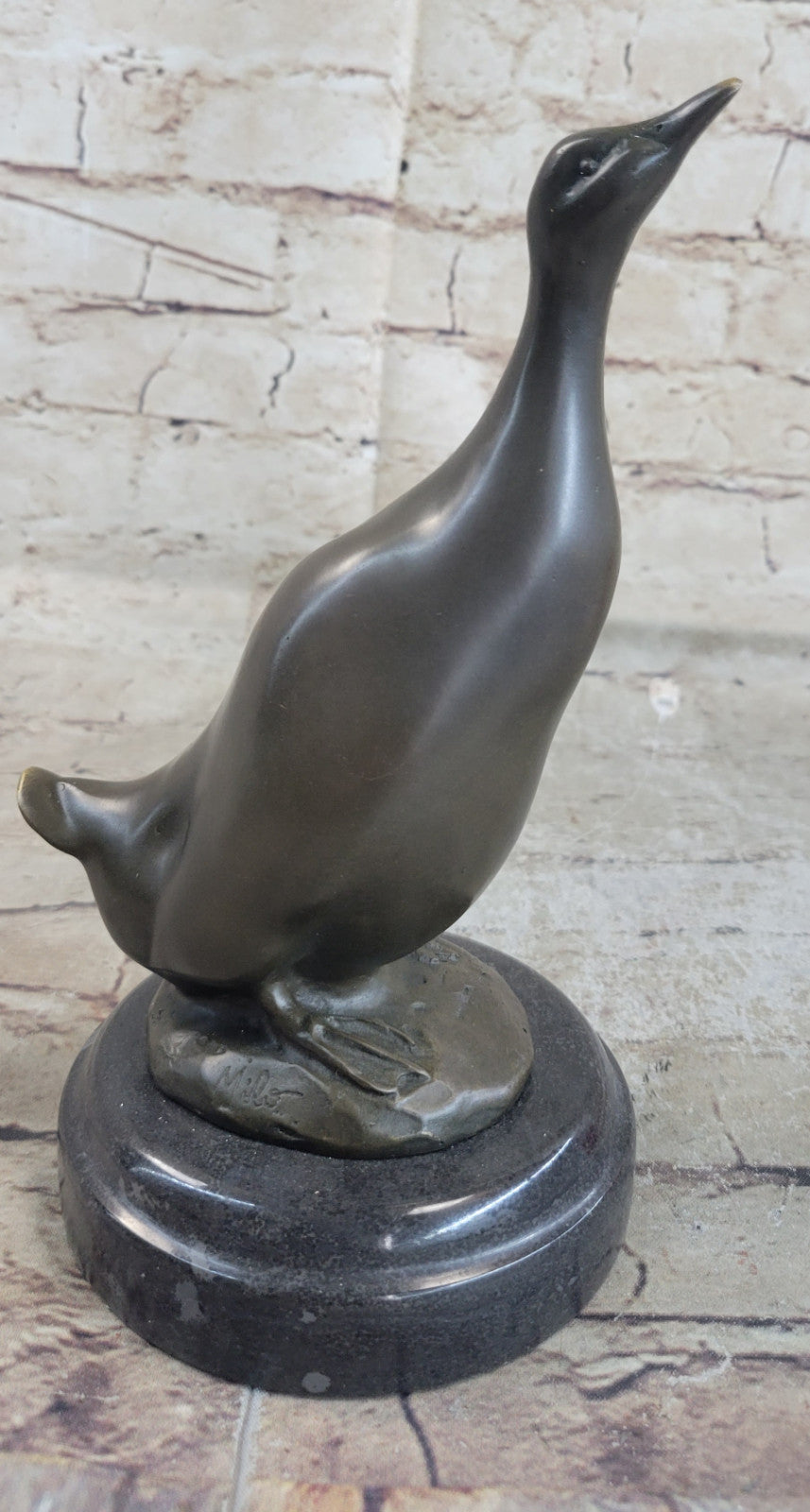 Art Deco Lost Wax Method Duck Vienna Bronze Artwork Sculpture Statue Hot Cast NR