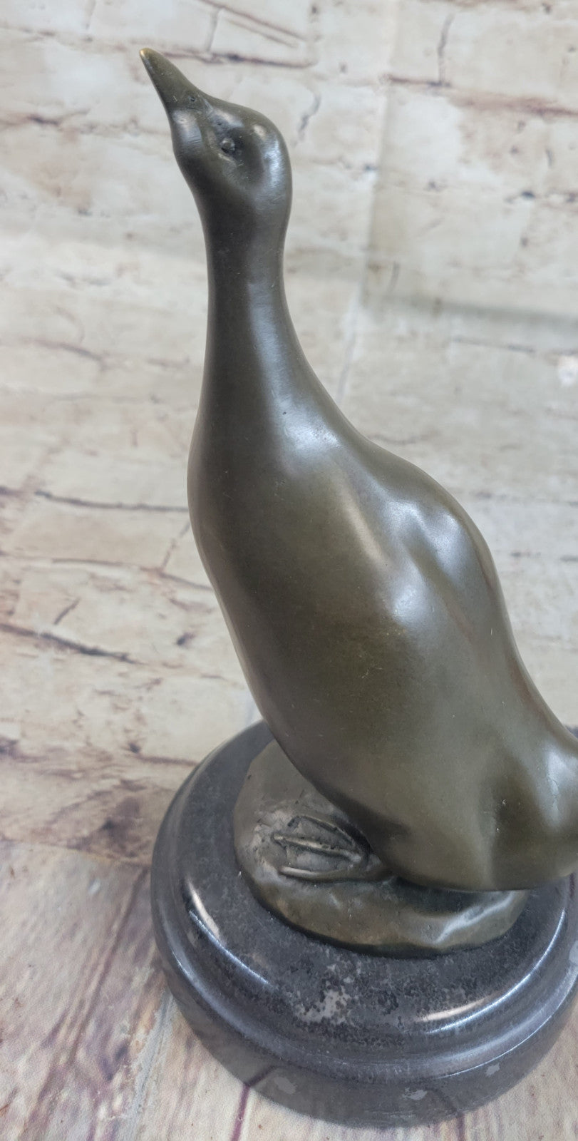 Art Deco Lost Wax Method Duck Vienna Bronze Artwork Sculpture Statue Hot Cast NR